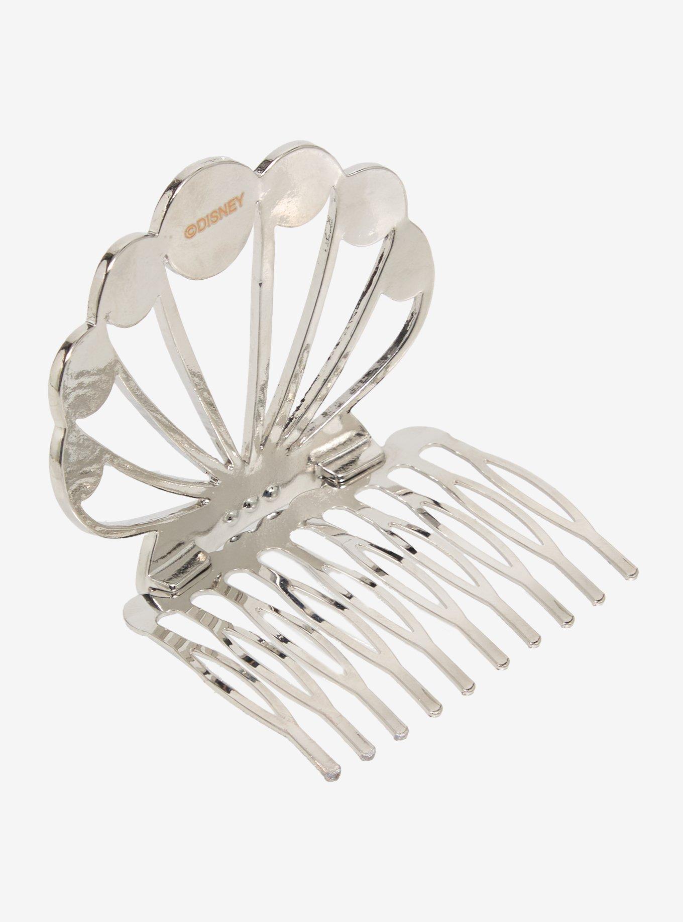 Disney The Little Mermaid Ariel Seashell Tiara Hair Comb - BoxLunch Exclusive, , hi-res