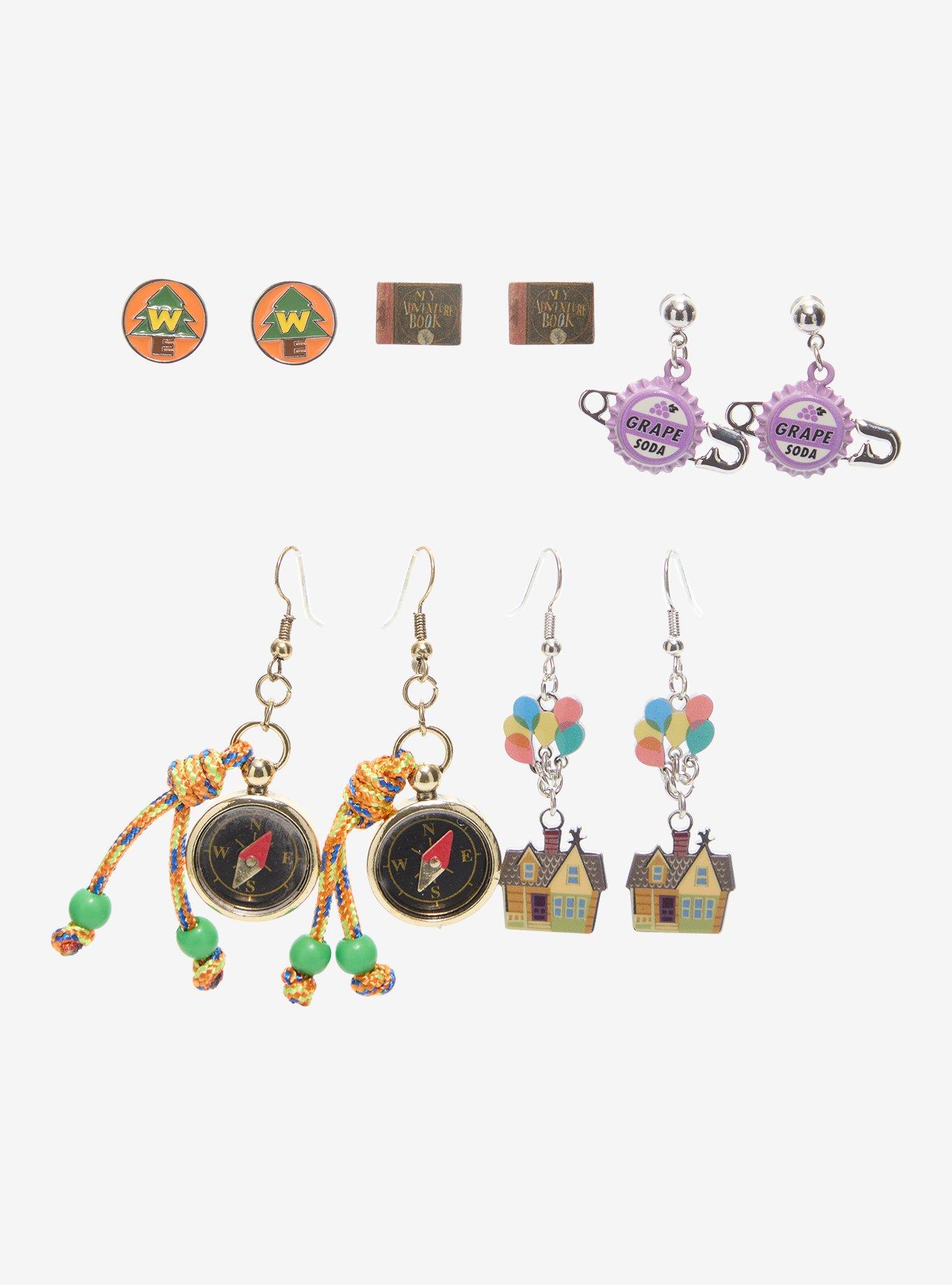 Disney Pixar Up Icons Earring Set - BoxLunch Exclusive, , hi-res