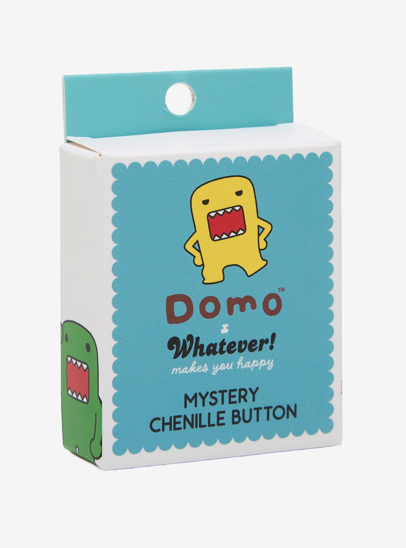 Whatever! Makes You Happy x Domo Blind Box Chenille Button Pin, , hi-res