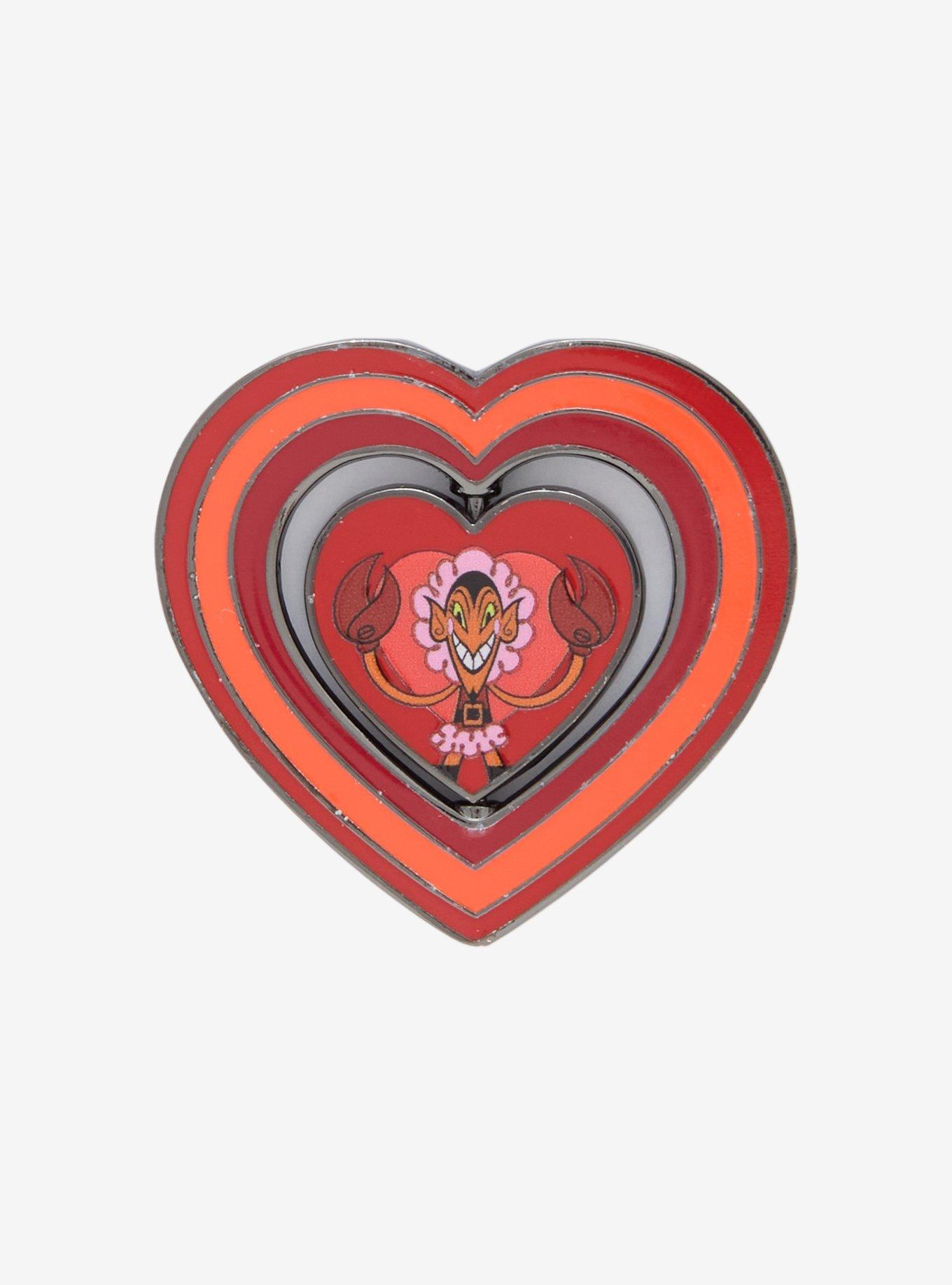 Whatever! Makes You Happy x The Powerpuff Girls Blind Box Spinning Heart Enamel Pin - BoxLunch Exclusive, , alternate - view 3