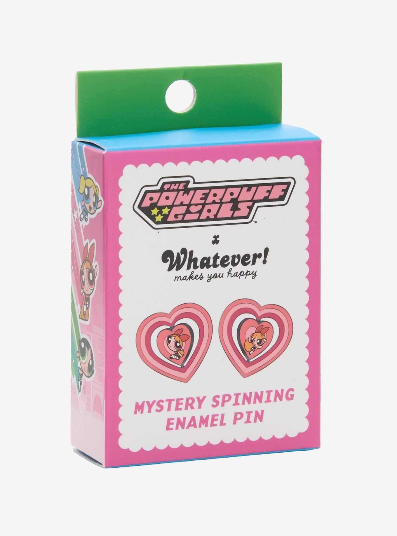 Whatever! Makes You Happy x The Powerpuff Girls Blind Box Spinning Heart Enamel Pin - BoxLunch Exclusive, , alternate - view 4