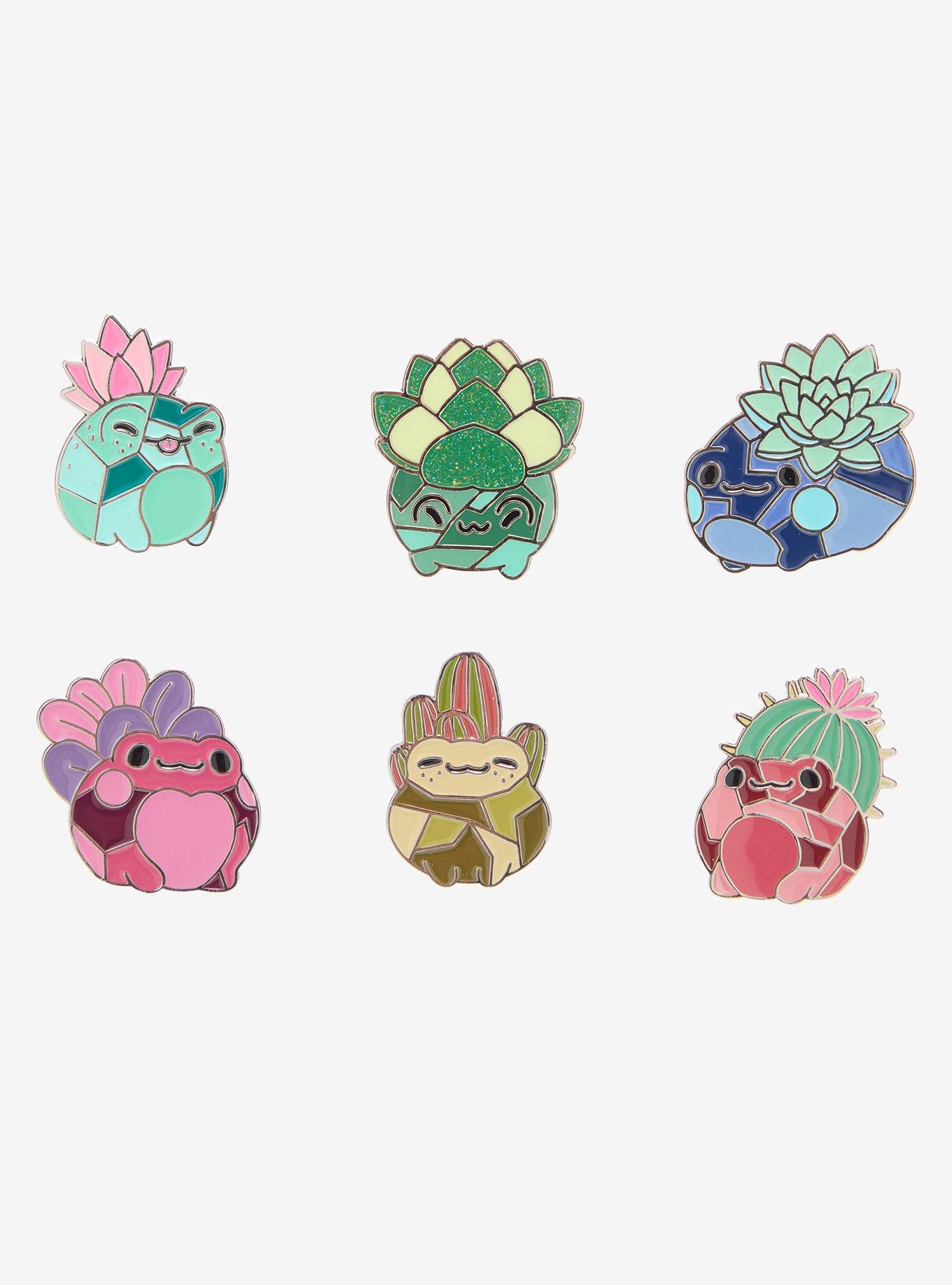 Otonagai Froggy Succulents Blind Box Enamel Pin - BoxLunch Exclusive, , hi-res