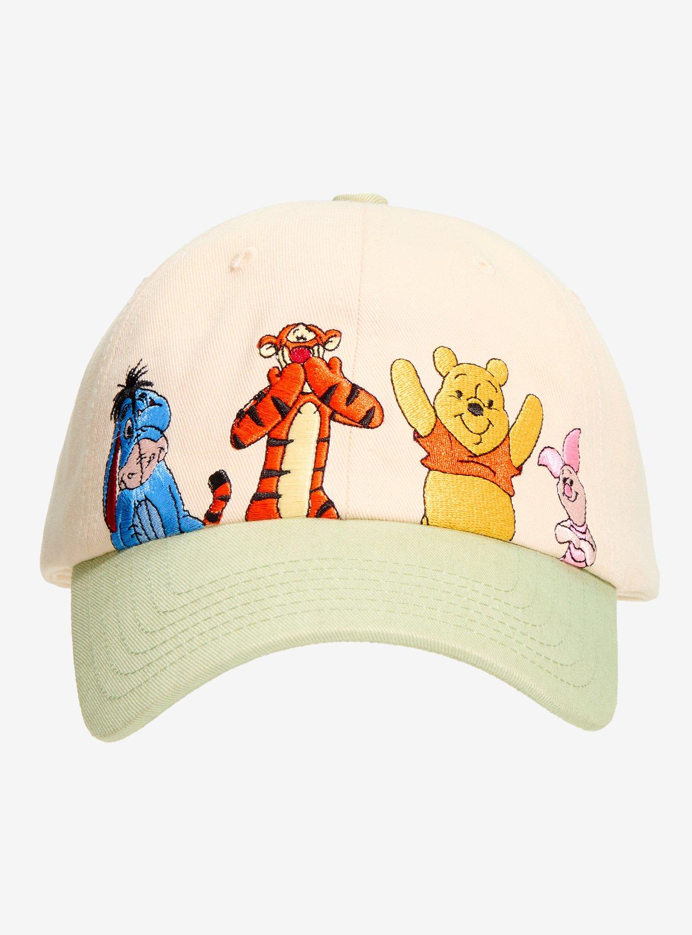 Disney Winnie the Pooh Embroidered Characters Ball Cap - BoxLunch Exclusive, , hi-res
