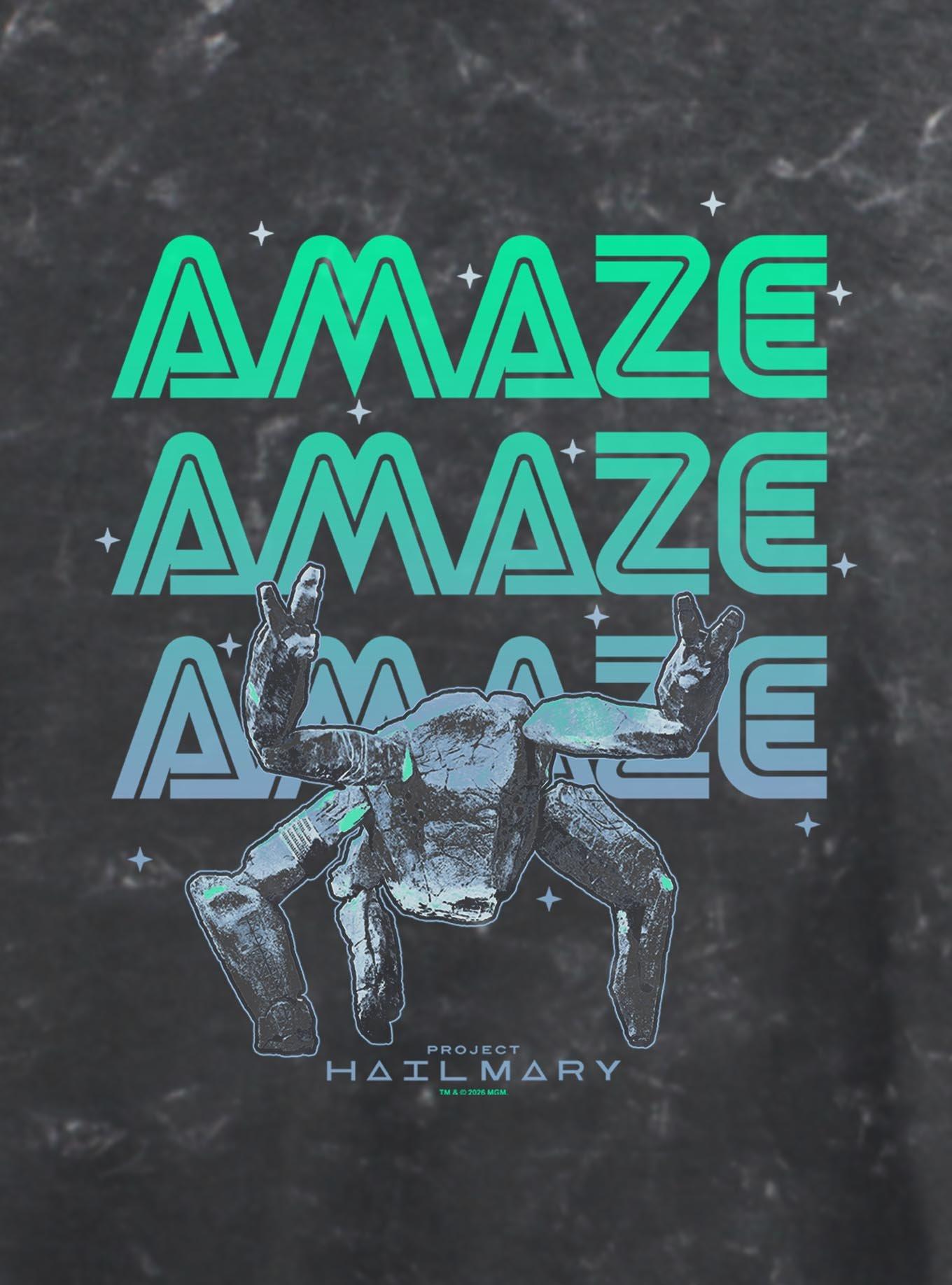 Project Hail Mary Amazing Rocky Girls Mineral Wash Crop T-Shirt, , hi-res