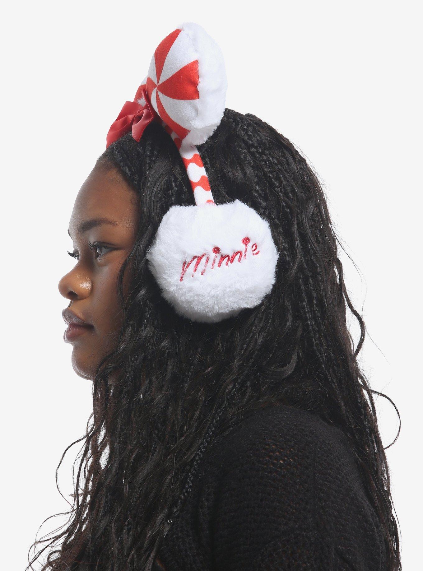 Disney Minnie Mouse 3D Candy Cane Earmuffs, , alternate - view 2