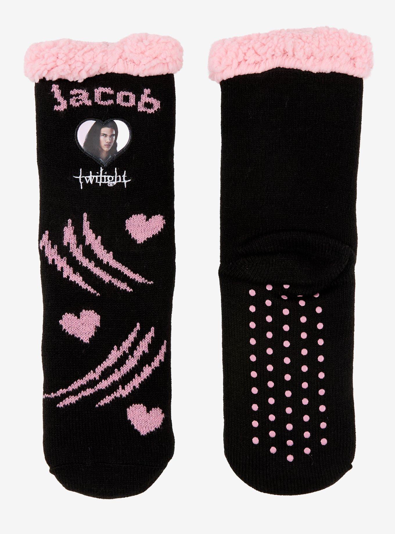 Twilight Jacob Heart Cozy Slipper Socks, , alternate - view 2
