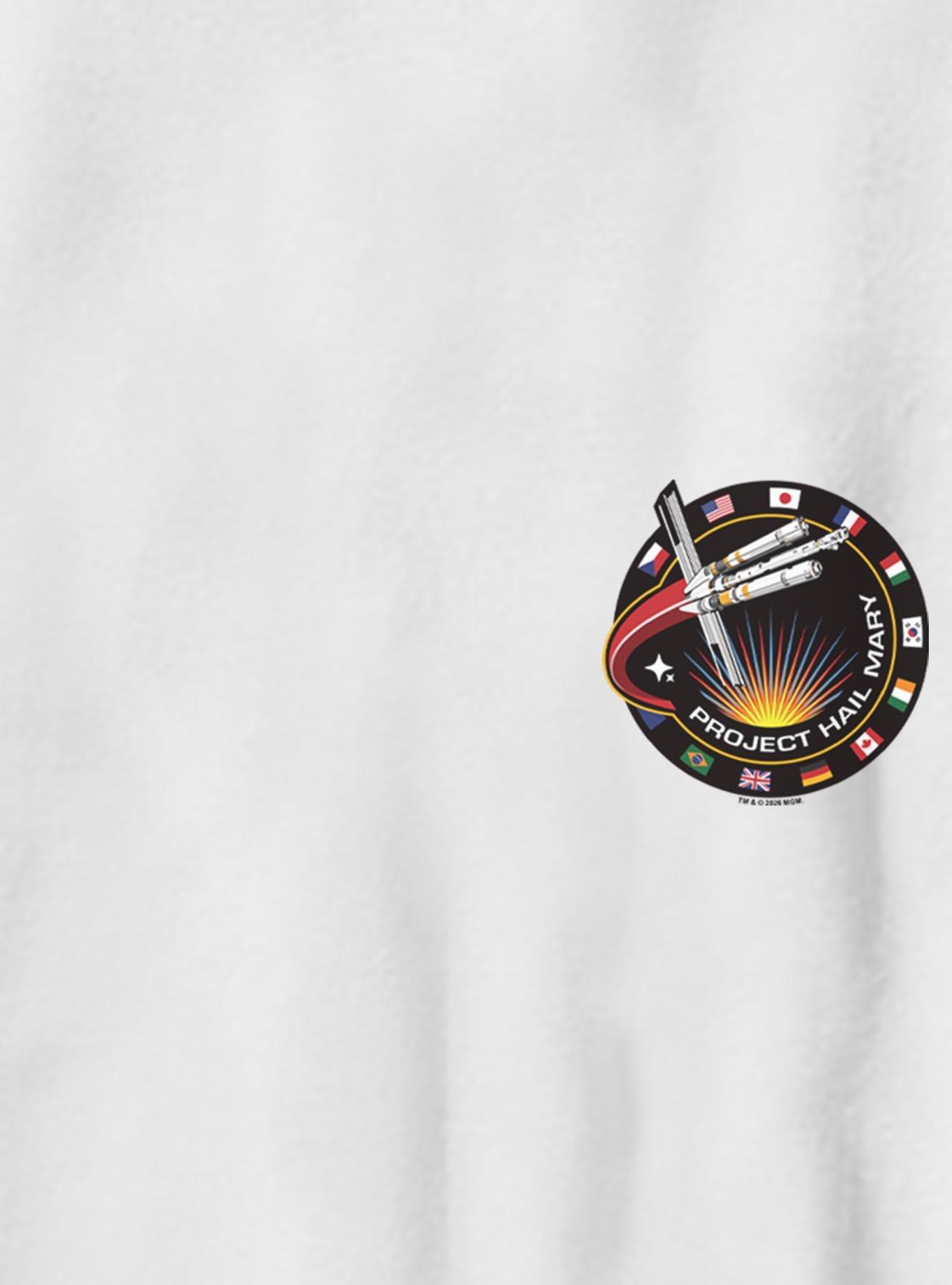 Project Hail Mary Project Patch Youth T-Shirt, WHITE, alternate