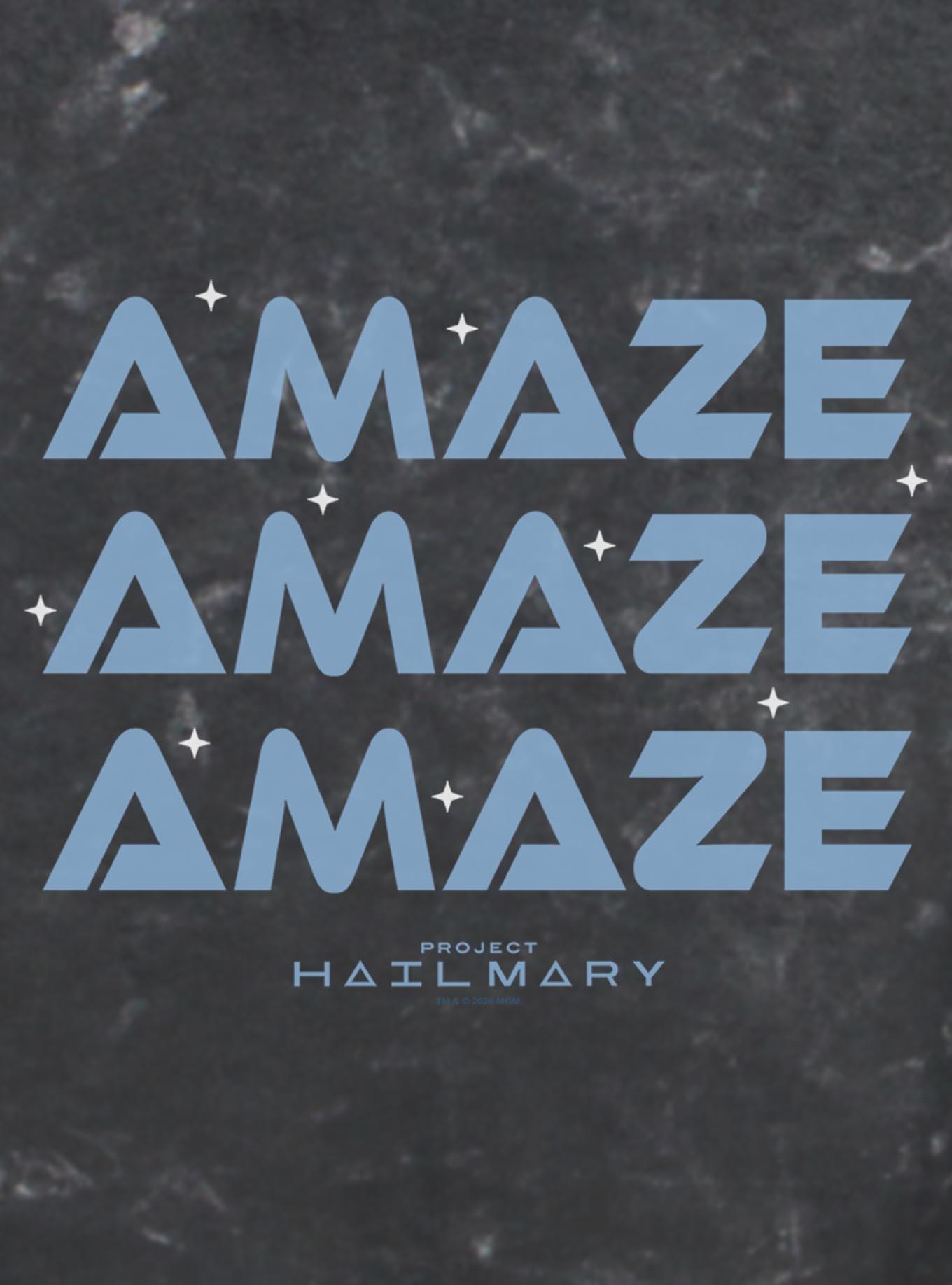 Project Hail Mary Amaze Amaze Amaze Womens Mineral Wash Crop T-Shirt, , hi-res