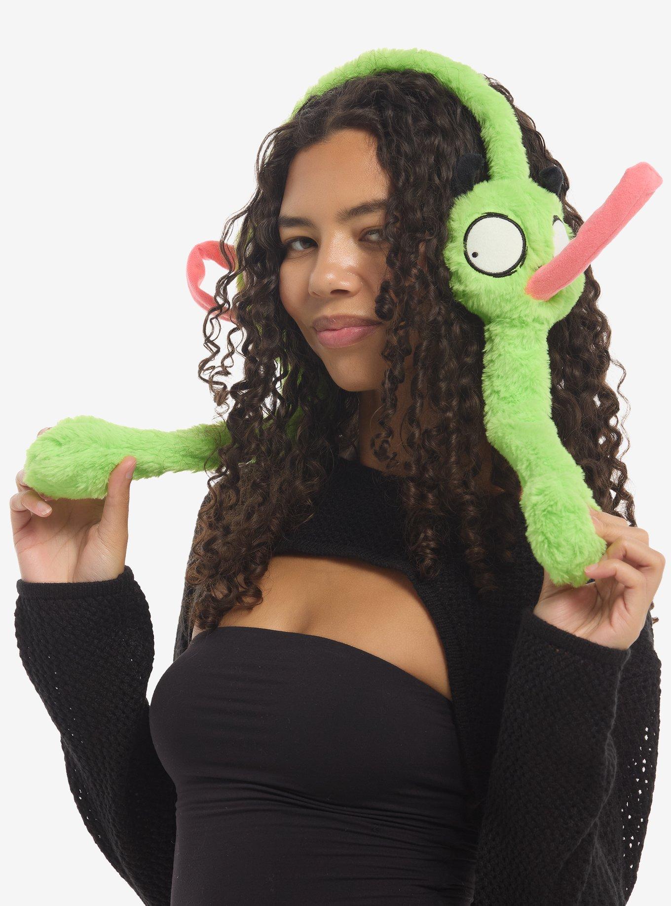 Invader Zim GIR Earmuffs With Moveable Tongue, , alternate - view 2