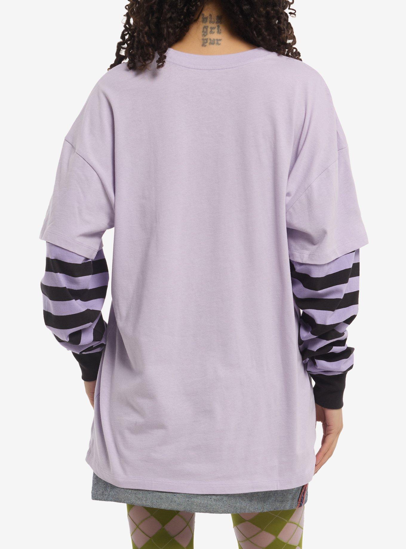 The Amazing Digital Circus Jax Stripe Twofer Long-Sleeve T-Shirt, , hi-res