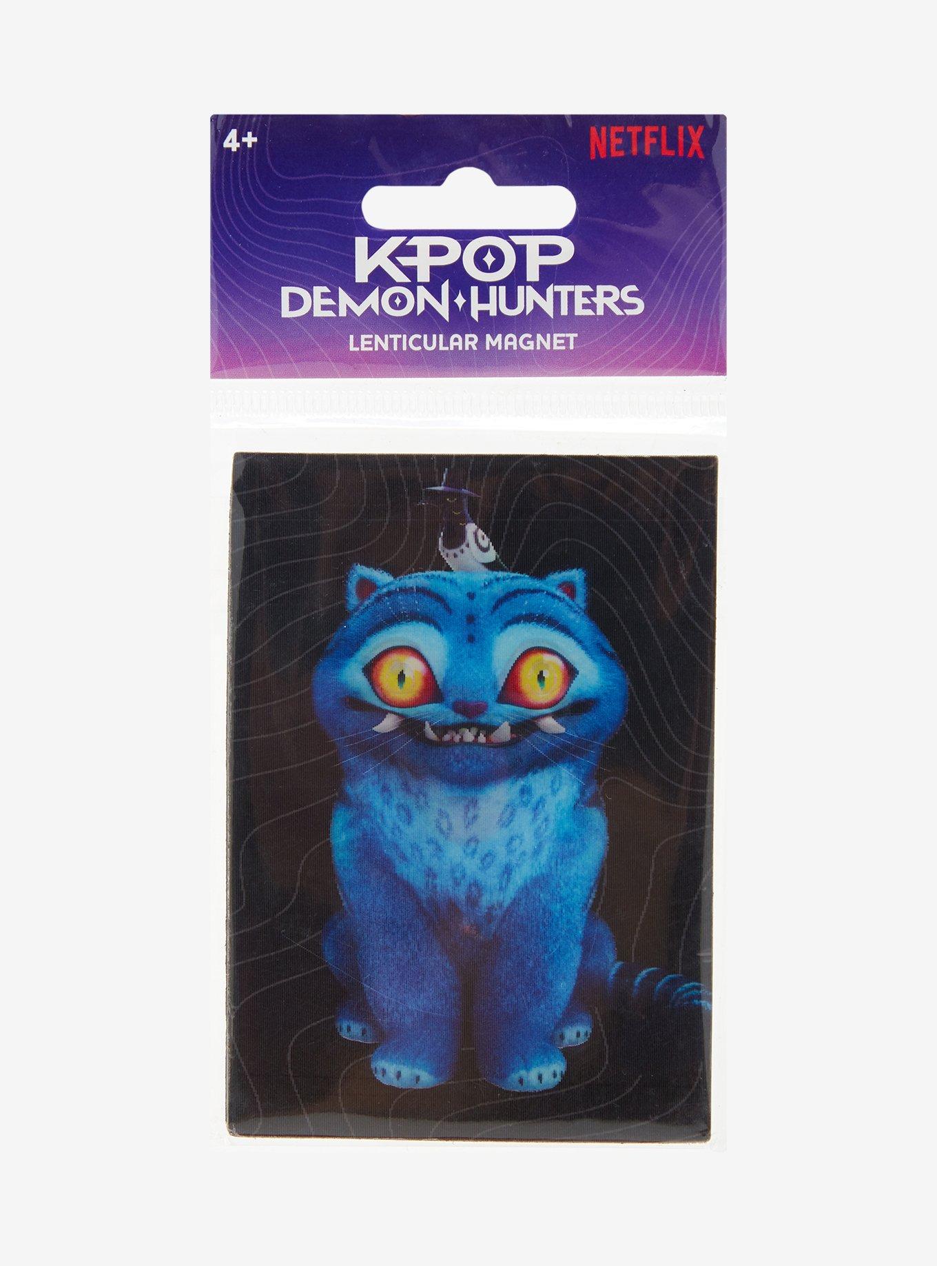 KPop Demon Hunters Derpy Tiger & Sussy Bird Lenticular Magnet, , alternate