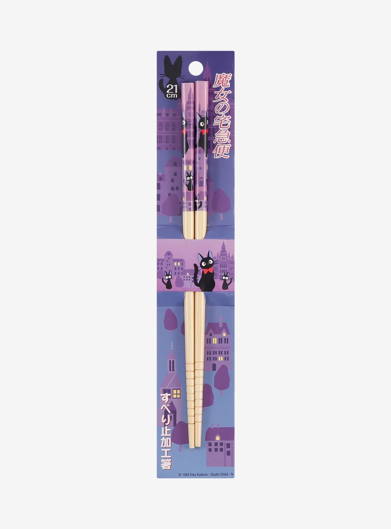 Studio Ghibli&reg; Kiki's Delivery Service Purple Jiji Chopsticks, , hi-res