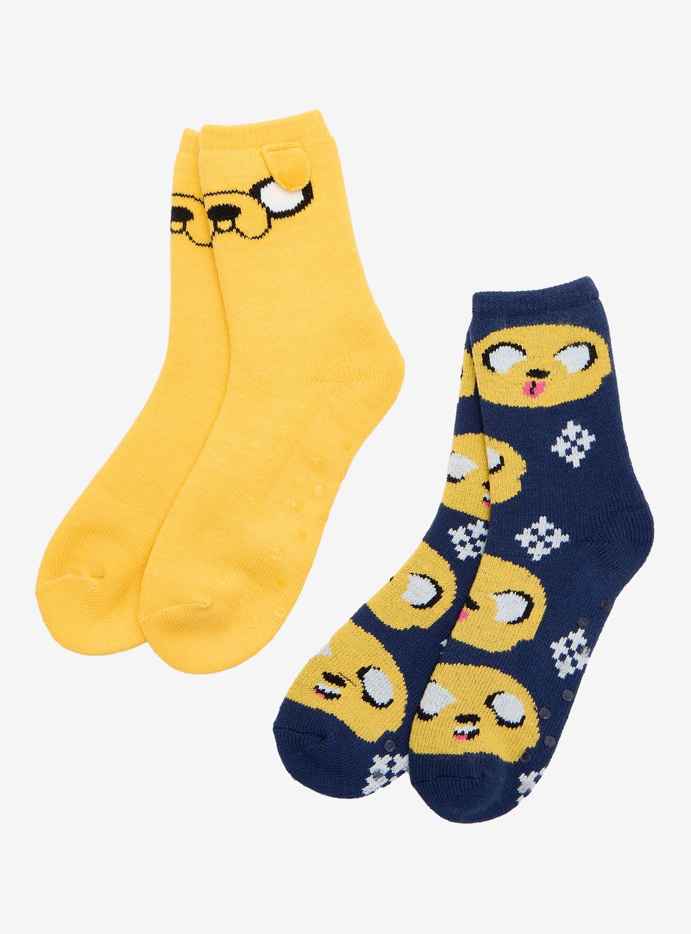 Adventure Time Jake Cozy Socks 2 Pair, , alternate - view 2