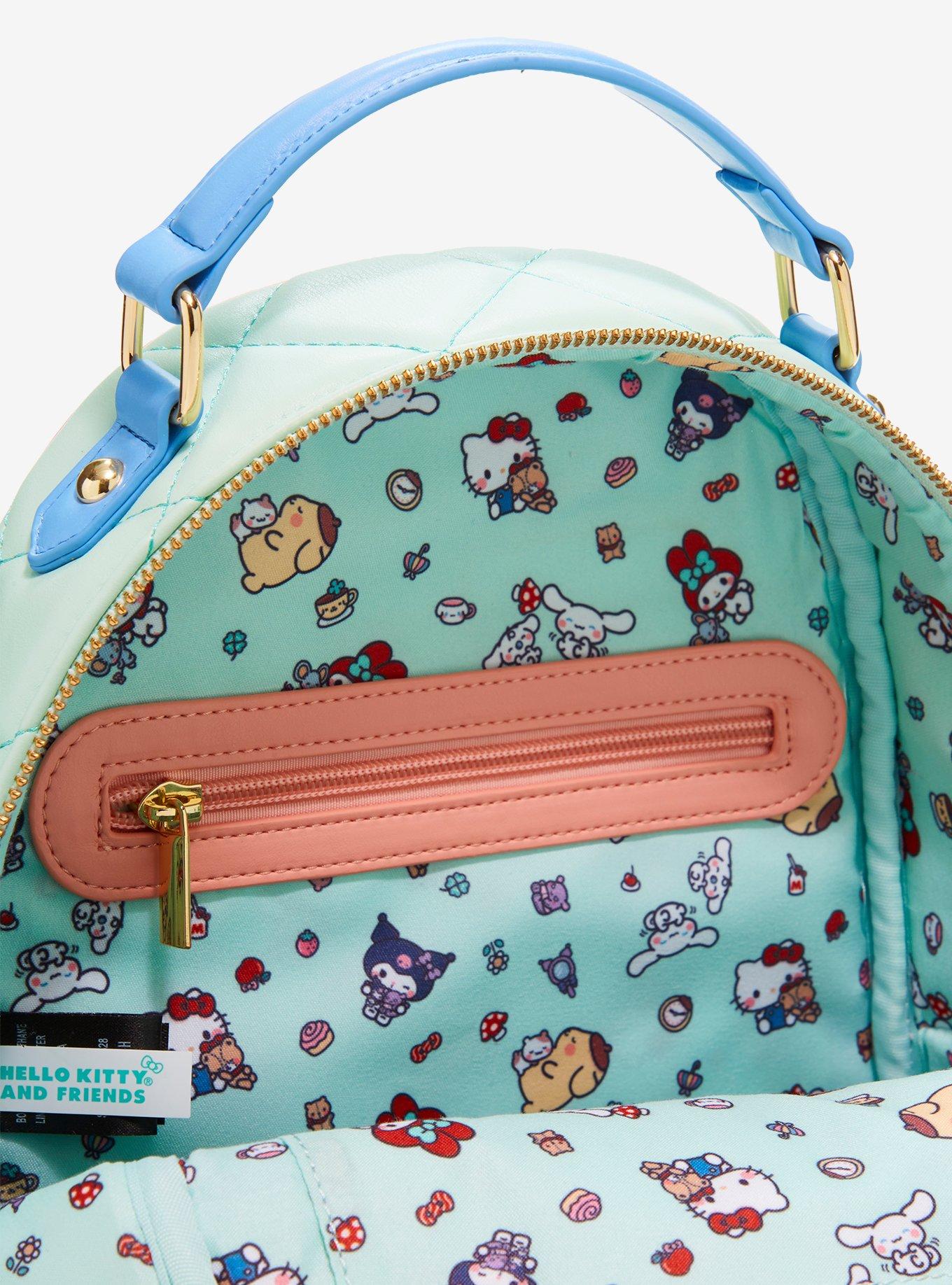 Sanrio Hello Kitty & Friends Chenille Quilted Mini Backpack - BoxLunch Exclusive, , alternate - view 4