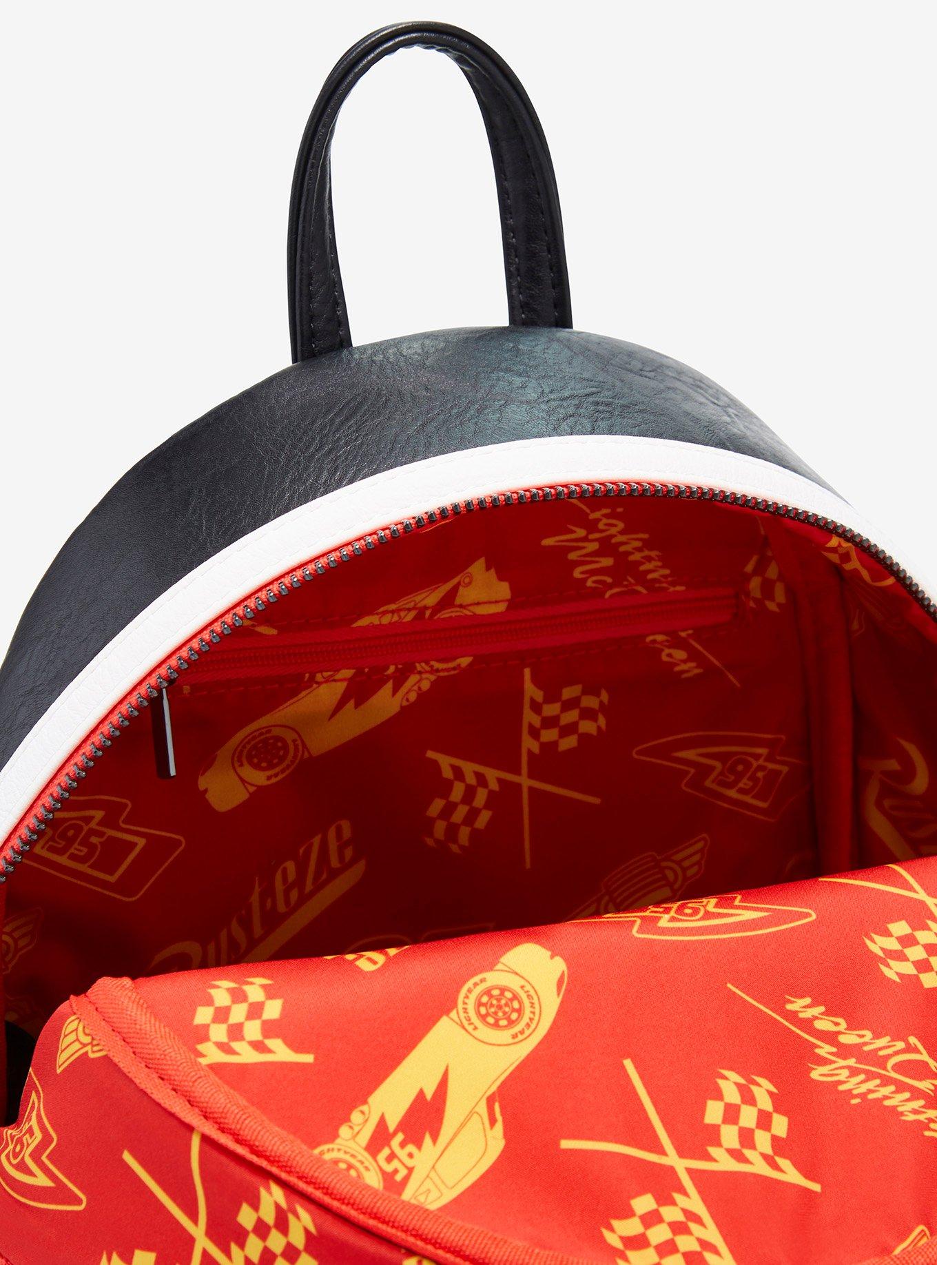 Loungefly Disney Pixar Cars Lightning McQueen Kachow Mini Backpack - BoxLunch Exclusive, , alternate - view 4