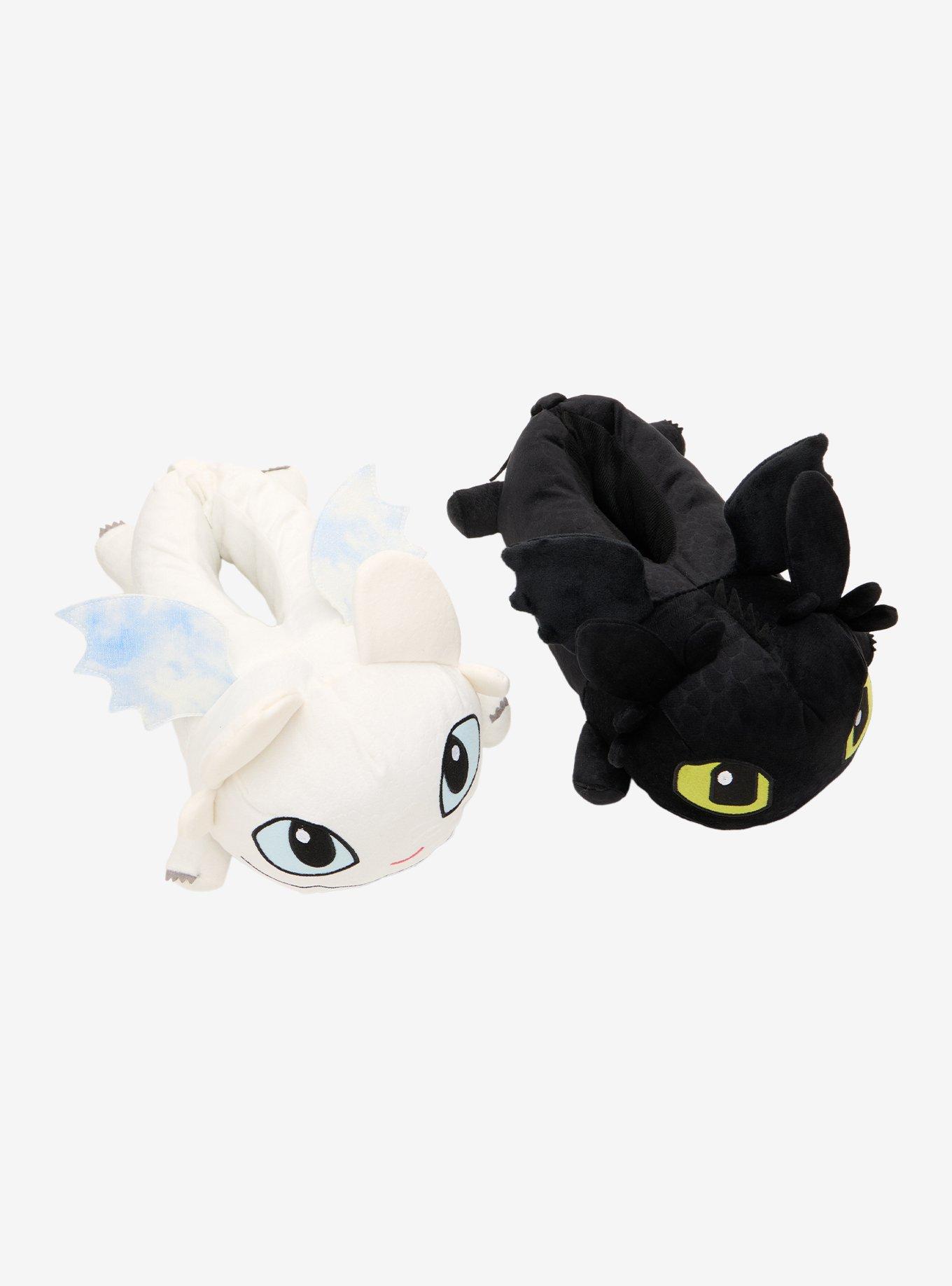 How To Train Your Dragon Toothless & Light Fury Mismatch Plush Slippers, MULTI, alternate - view 2