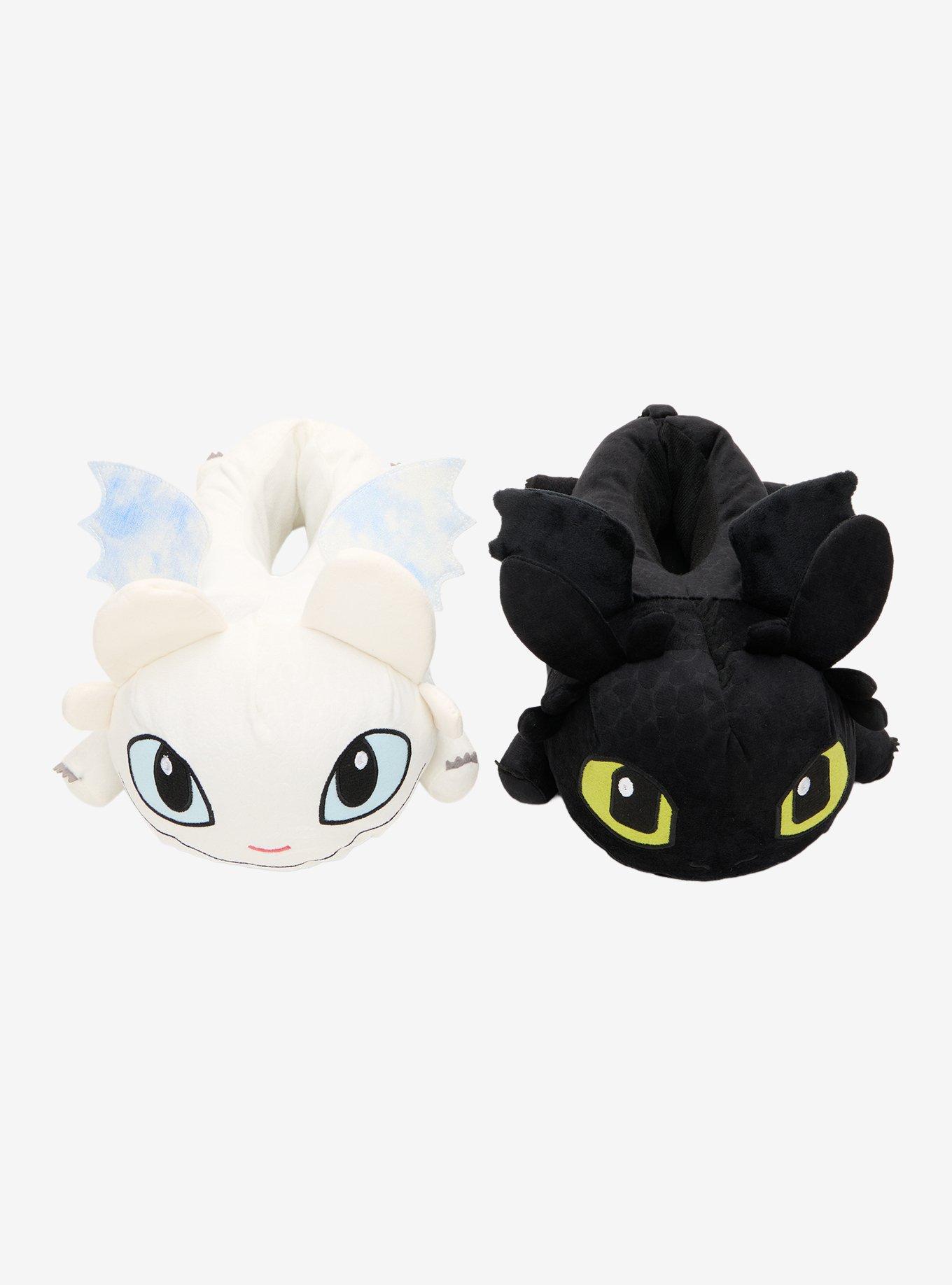How To Train Your Dragon Toothless & Light Fury Mismatch Plush Slippers, MULTI, alternate - view 4