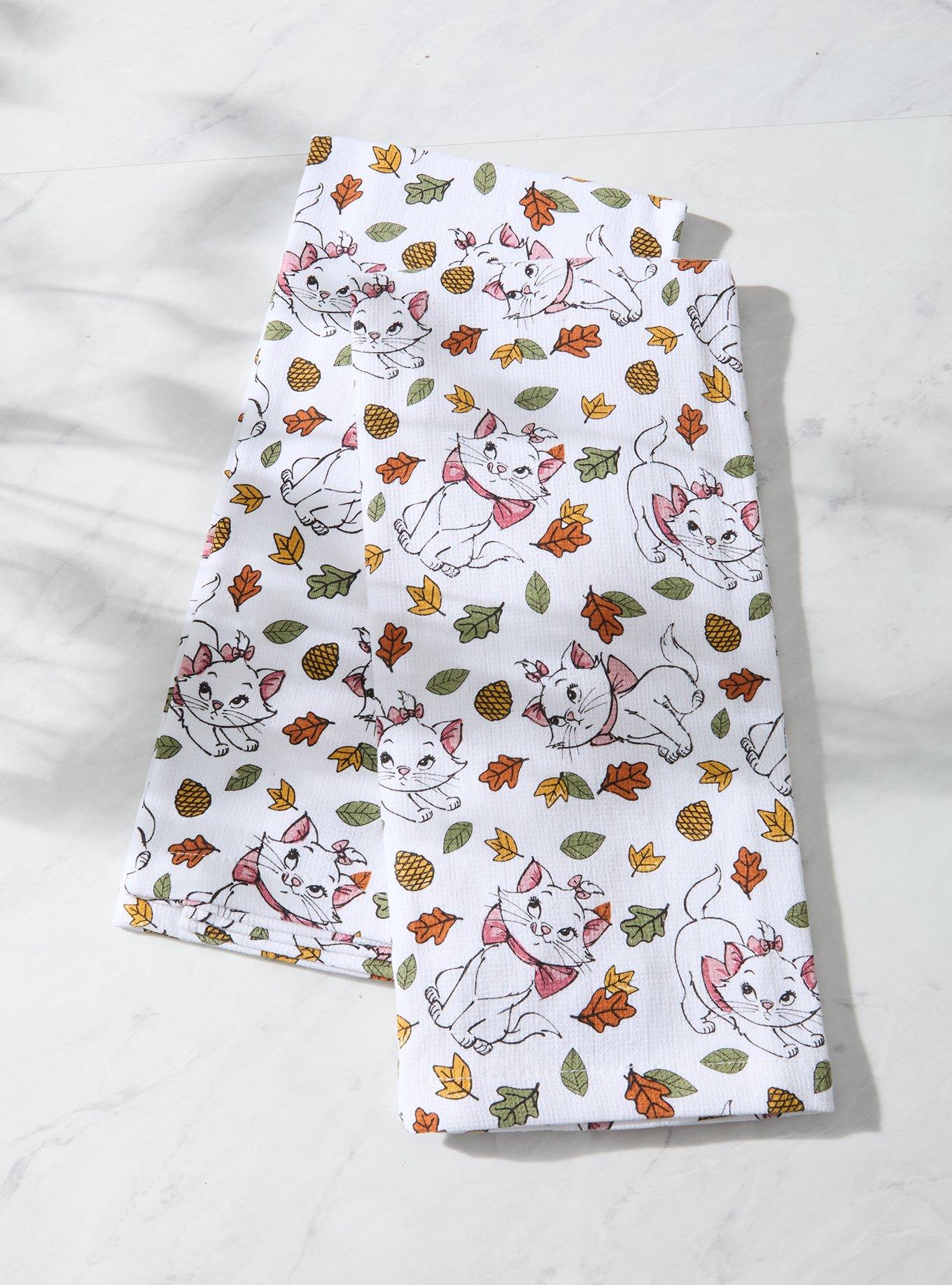 Disney The Aristocats Marie Fall Leaves Kitchen Towel Set, , hi-res