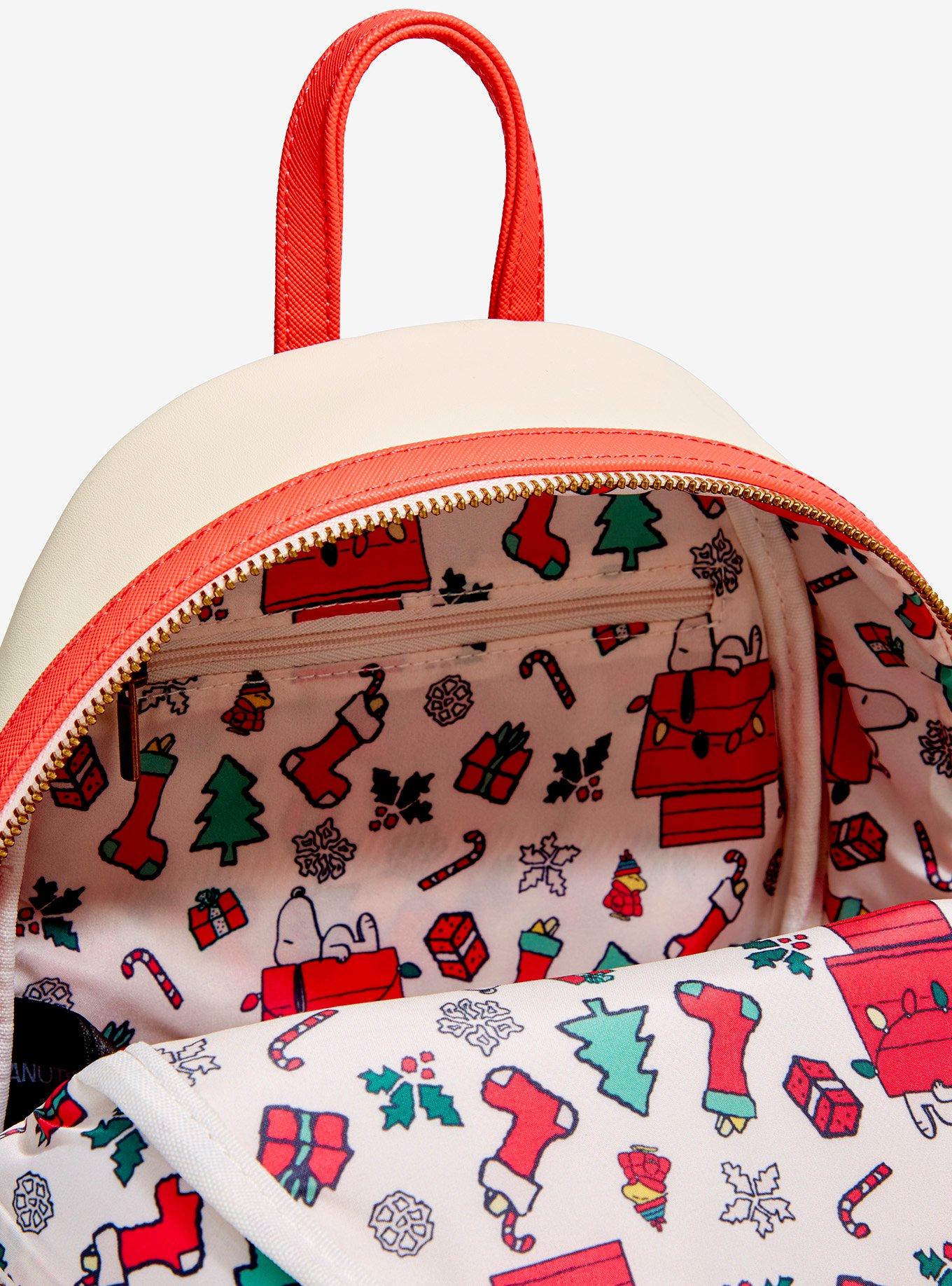 Loungefly Peanuts Snoopy & Woodstock Holiday Icons Mini Backpack - BoxLunch Exclusive