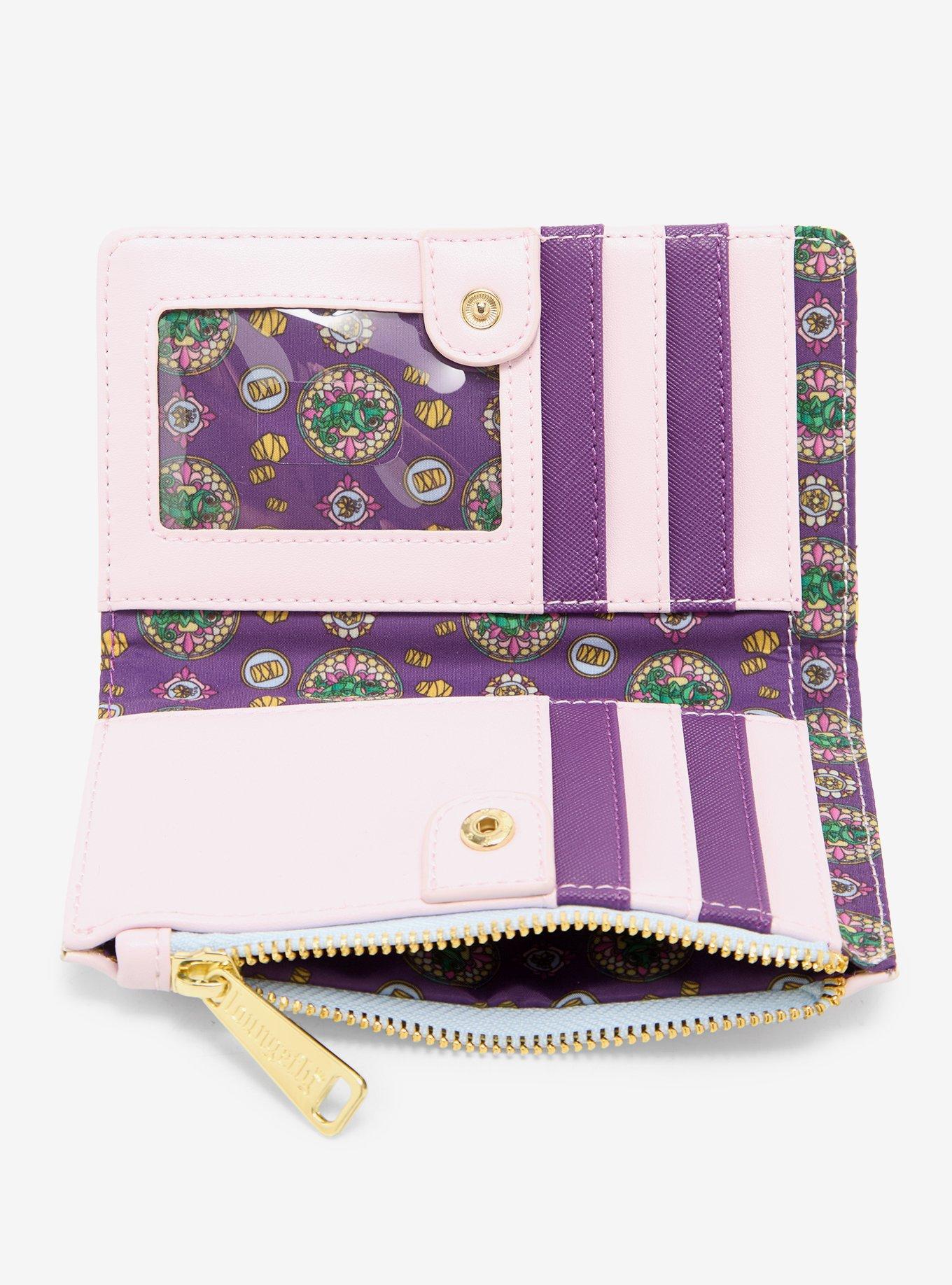 Loungefly Disney Tangled Stained Glass Rapunzel and Flynn Wallet - BoxLunch Exclusive, , alternate - view 3