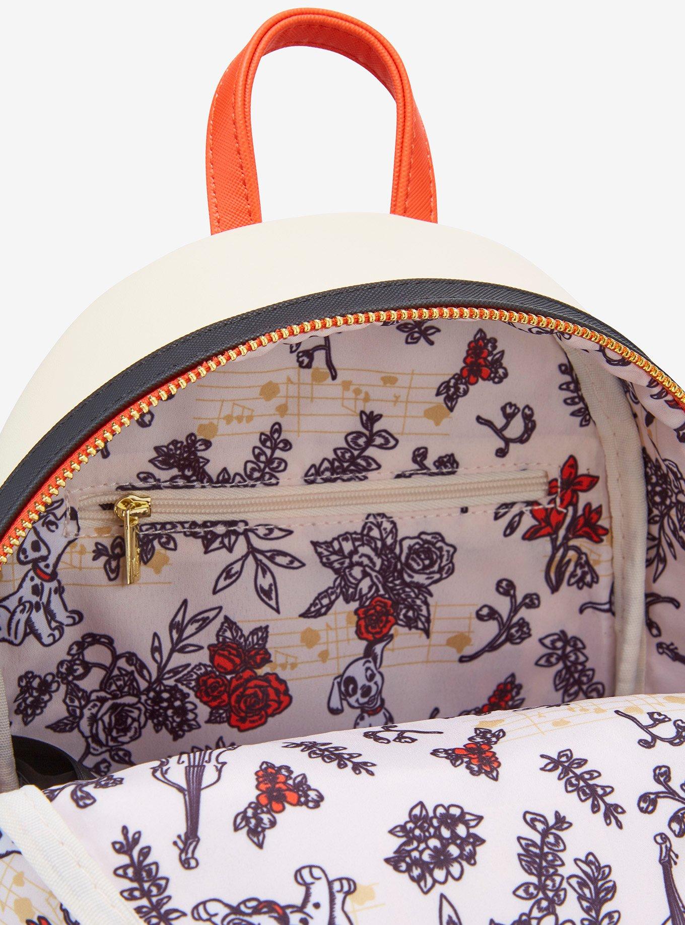 Loungefly Disney 101 Dalmatians Puppy Roses Mini Backpack - BoxLunch Exclusive, , alternate - view 4