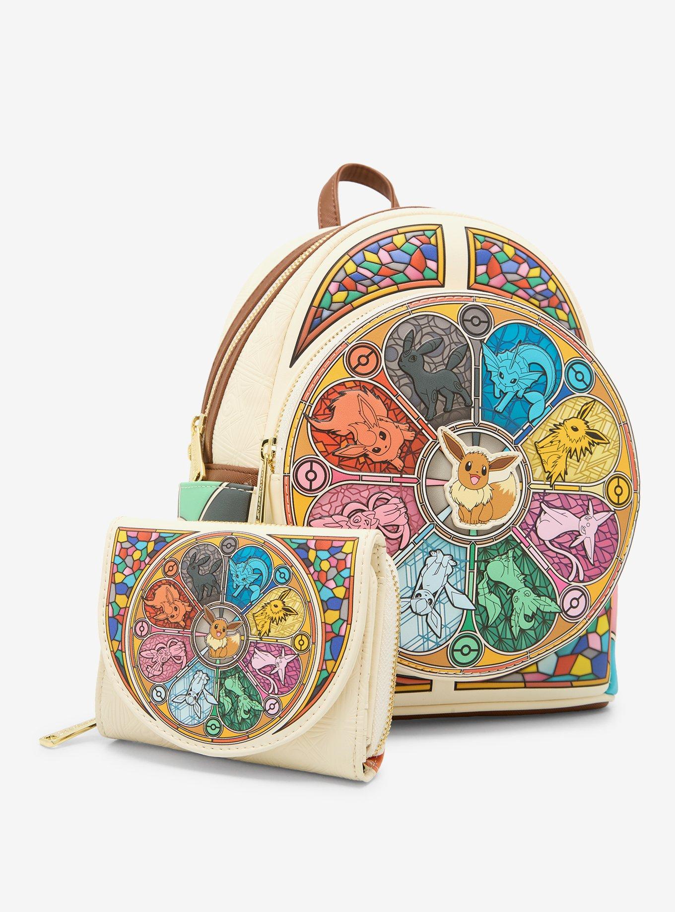 Loungefly Pok&eacute;mon Eevee Evolutions Stained Glass Mini Backpack - BoxLunch Exclusive, , alternate - view 5