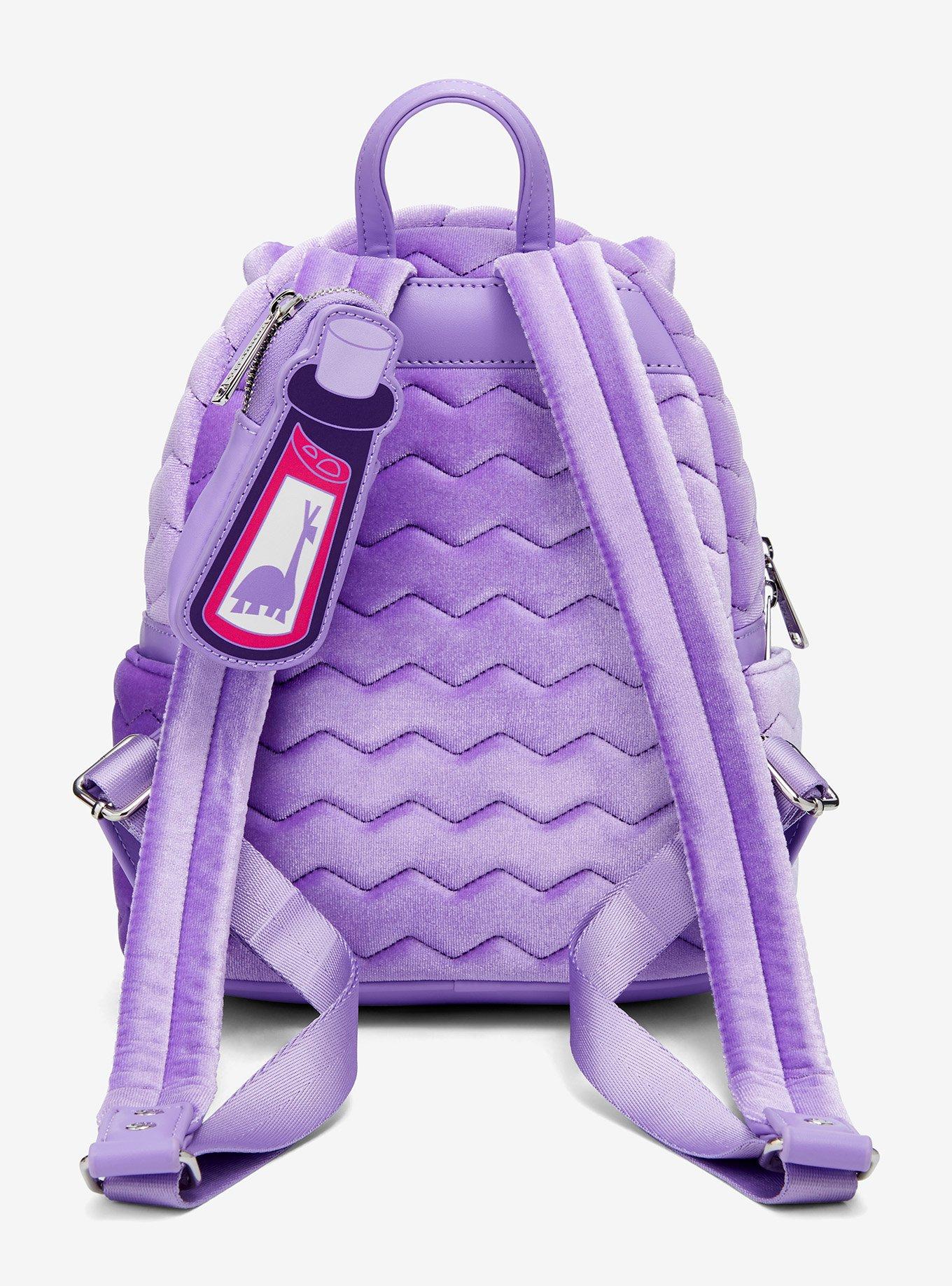 Loungefly Disney The Emperor's New Groove Yzma Cat Faux Velvet Mini Backpack - BoxLunch Exclusive