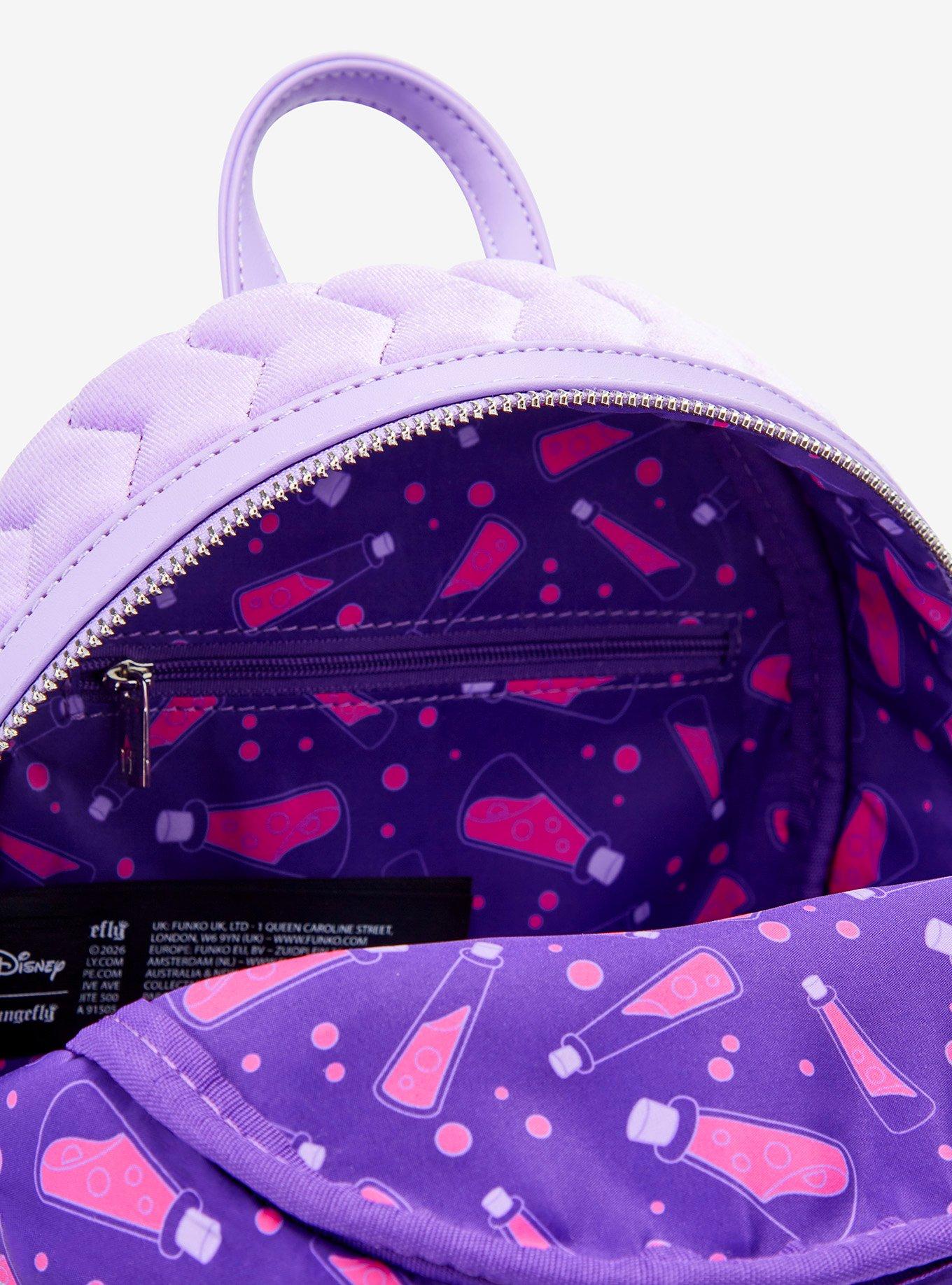Loungefly Disney The Emperor's New Groove Yzma Cat Faux Velvet Mini Backpack - BoxLunch Exclusive, , alternate - view 4