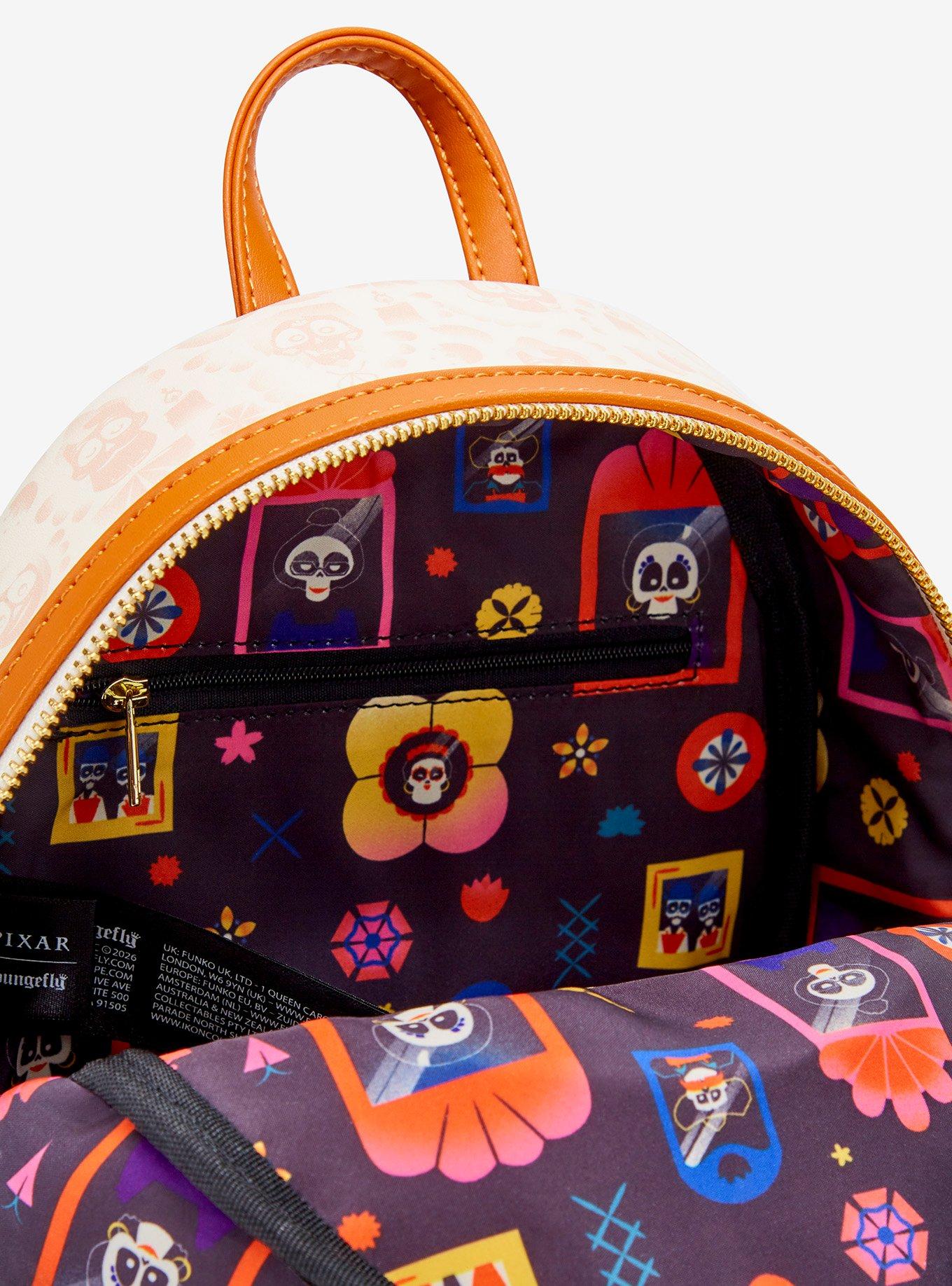 Loungefly Disney Pixar Coco Photo Frame Day of the Dead Mini Backpack - BoxLunch Exclusive, , alternate - view 4