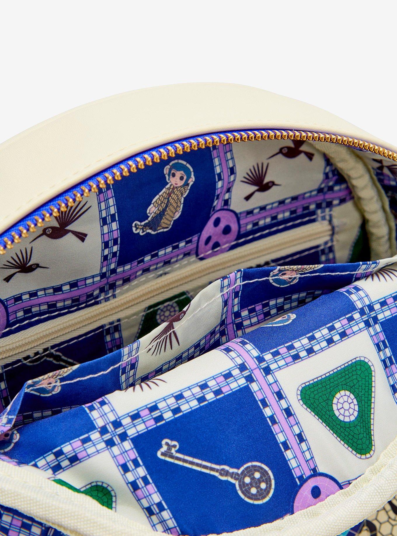 Loungefly Coraline Through the Tunnel Mosaic Crossbody Bag - BoxLunch Exclusive, , alternate - view 4