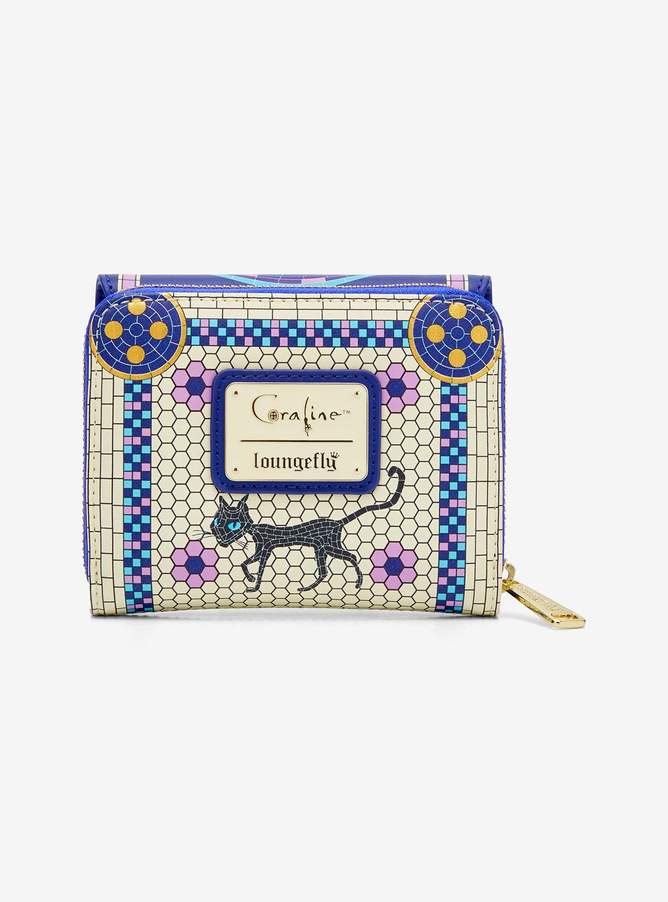 Loungefly Coraline Through the Tunnel Mosaic Wallet - BoxLunch Exclusive, , alternate - view 3
