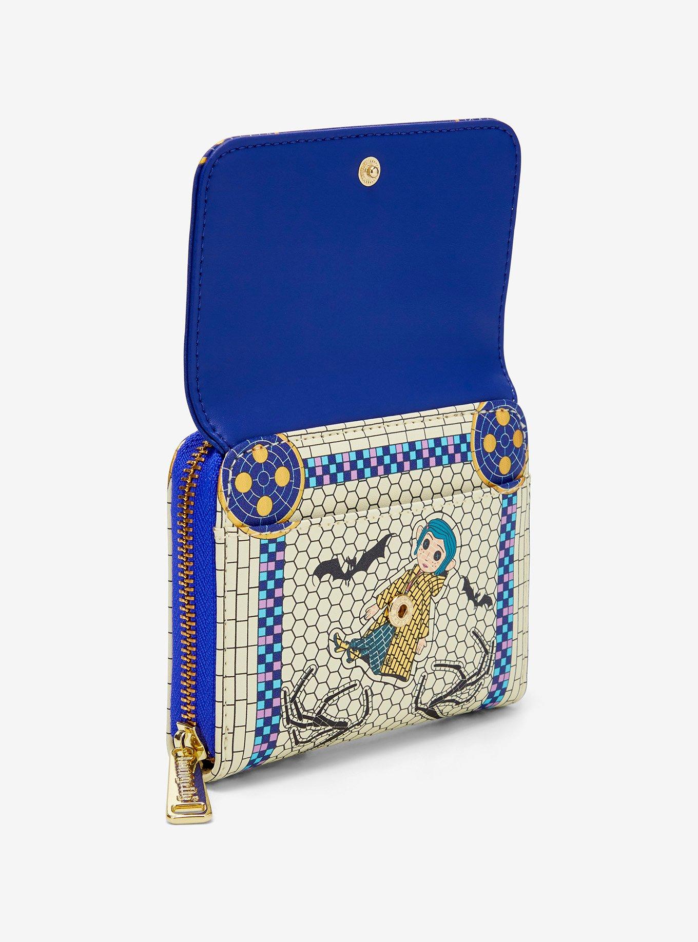 Loungefly Coraline Through the Tunnel Mosaic Wallet - BoxLunch Exclusive, , alternate - view 4