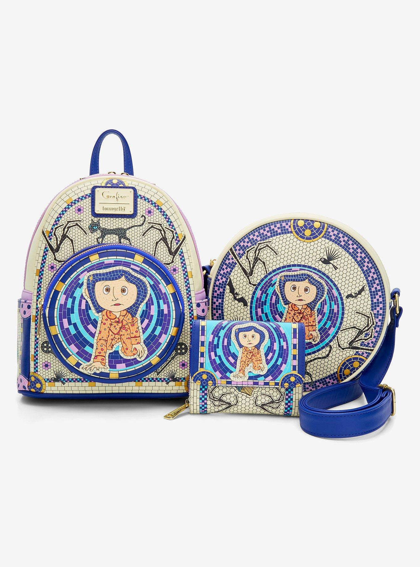 Loungefly Coraline Through the Tunnel Mosaic Wallet - BoxLunch Exclusive, , alternate - view 6