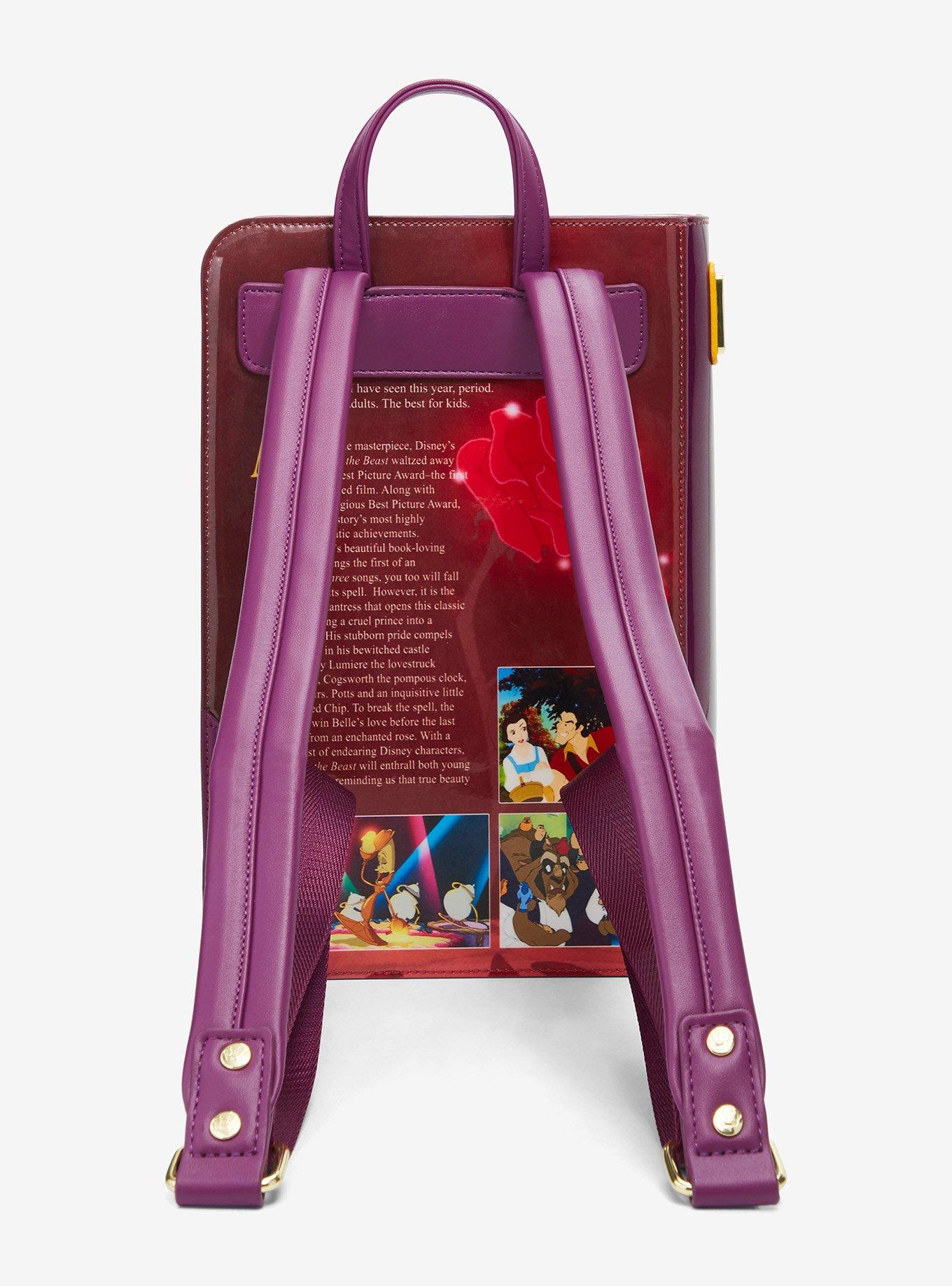 Loungefly Disney Beauty and the Beast VHS Tape Figural Mini Backpack - BoxLunch Exclusive, , alternate - view 3