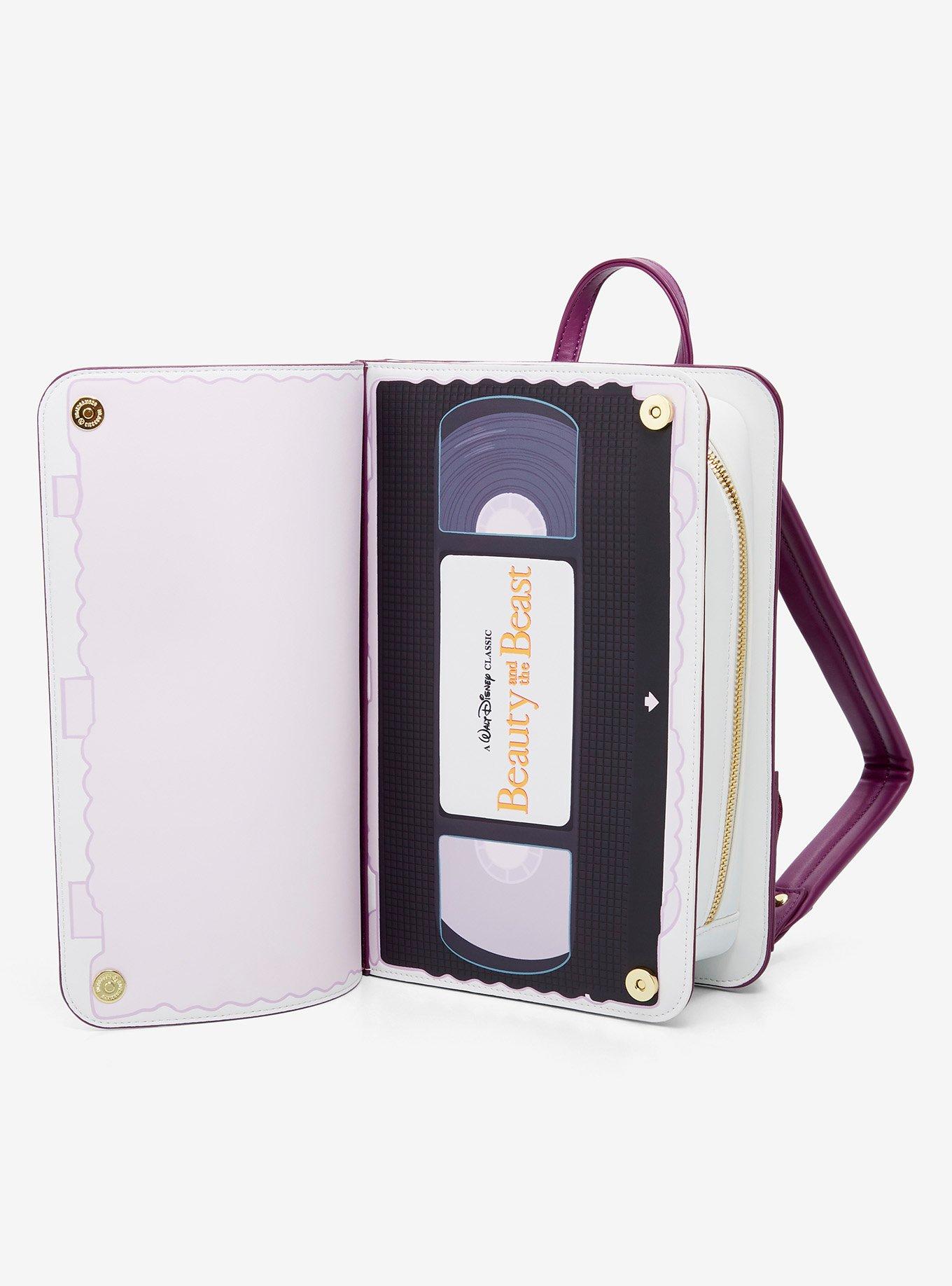 Loungefly Disney Beauty and the Beast VHS Tape Figural Mini Backpack - BoxLunch Exclusive, , alternate - view 4