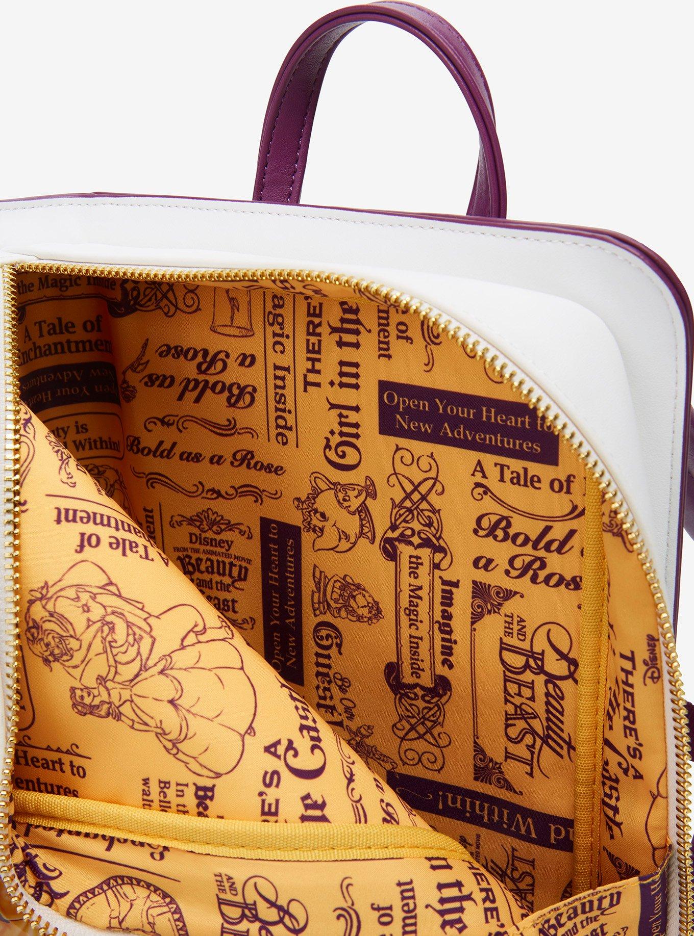 Loungefly Disney Beauty and the Beast VHS Tape Figural Mini Backpack - BoxLunch Exclusive, , alternate - view 5