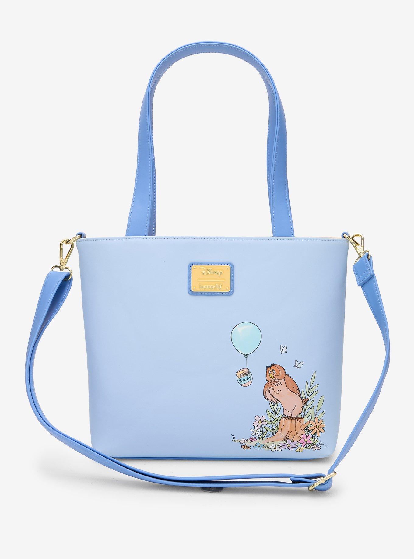Loungefly Disney Winnie the Pooh and Friends Watercolor Tote Crossbody Bag - BoxLunch Exclusive, , alternate - view 3