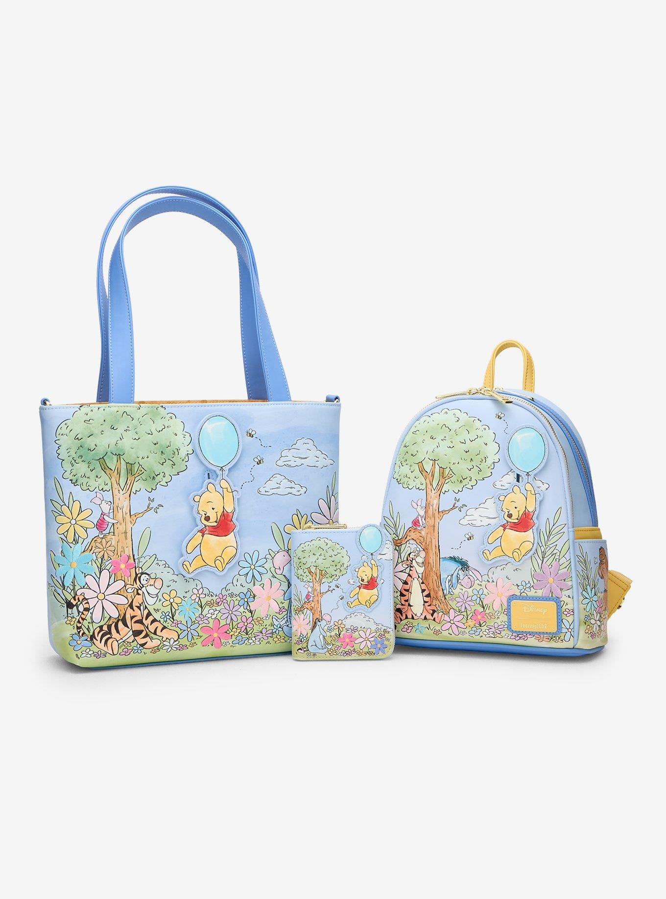 Loungefly Disney Winnie the Pooh and Friends Watercolor Tote Crossbody Bag - BoxLunch Exclusive, , alternate - view 5