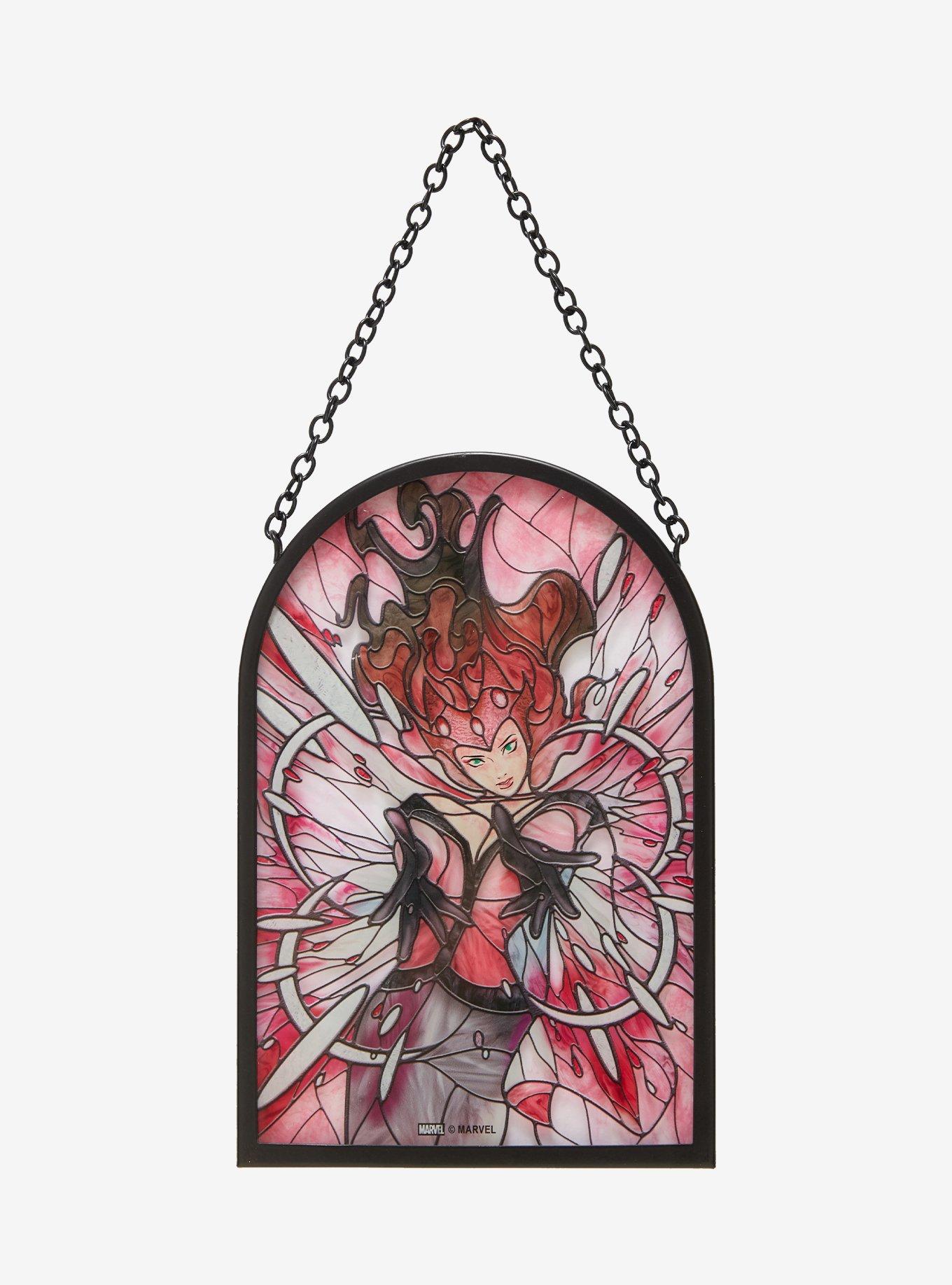 Marvel Scarlet Witch Stained Glass Wall Art &mdash; BoxLunch Exclusive, , hi-res