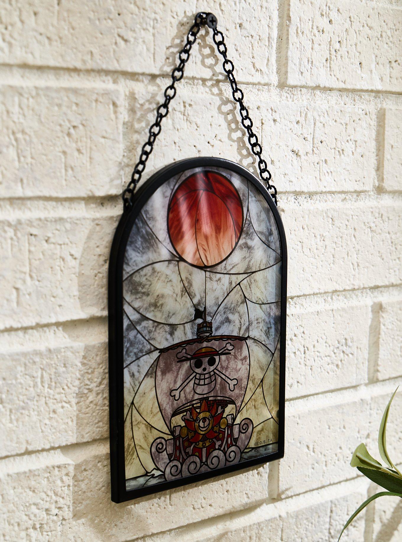 One Piece Thousand Sunny Stained Glass Wall Art