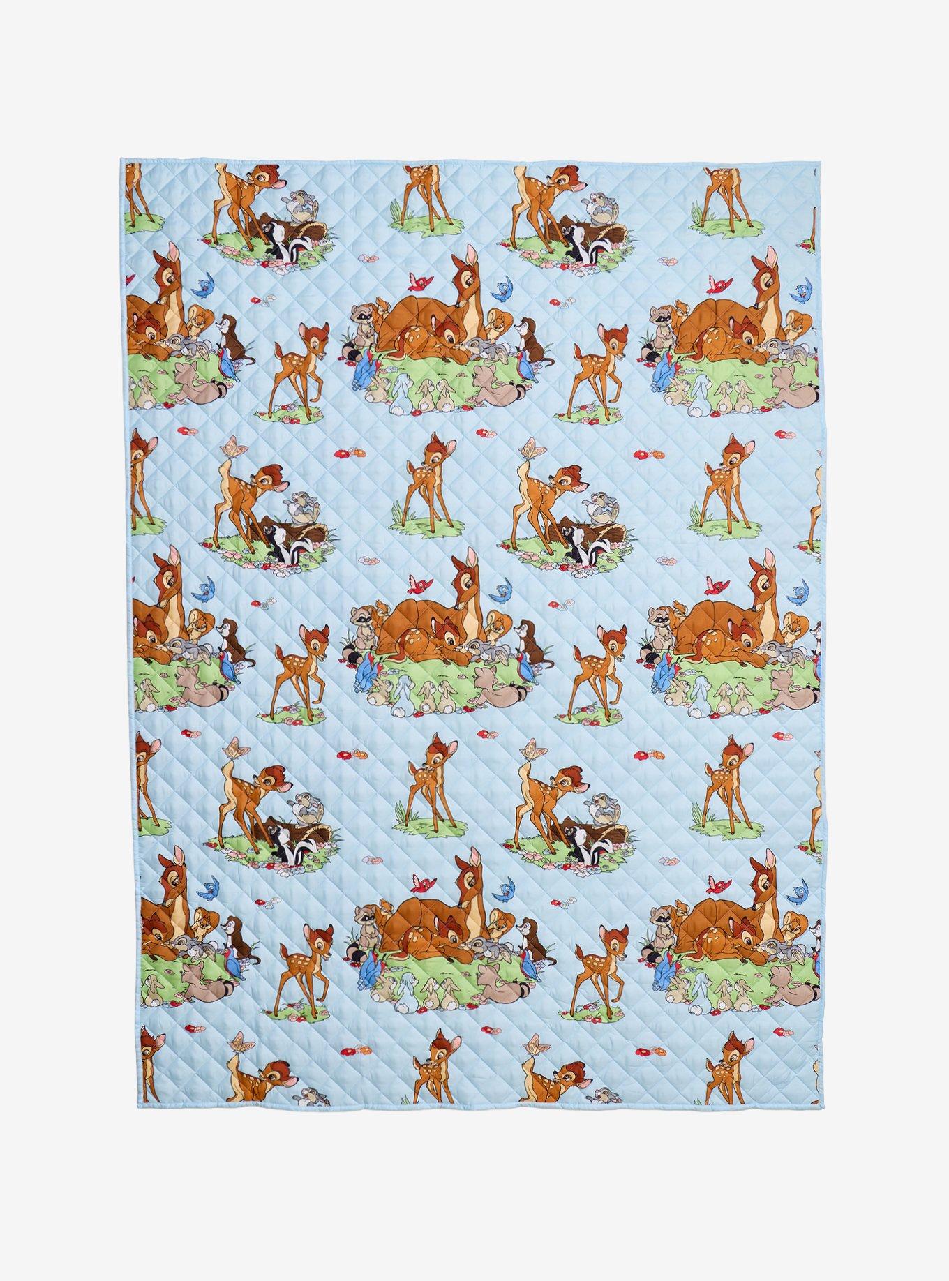Disney Bambi Reversible Retro Quilted Blanket - BoxLunch Exclusive, , alternate - view 3