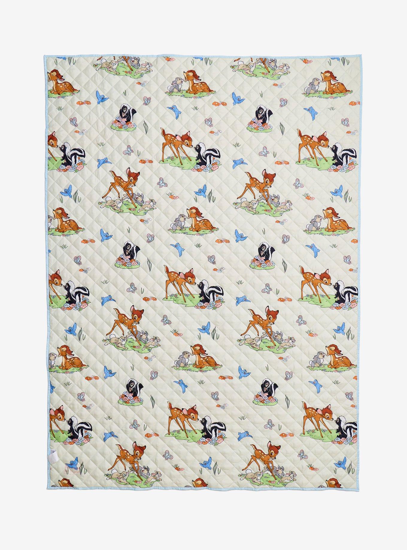 Disney Bambi Reversible Retro Quilted Blanket - BoxLunch Exclusive, , alternate - view 4