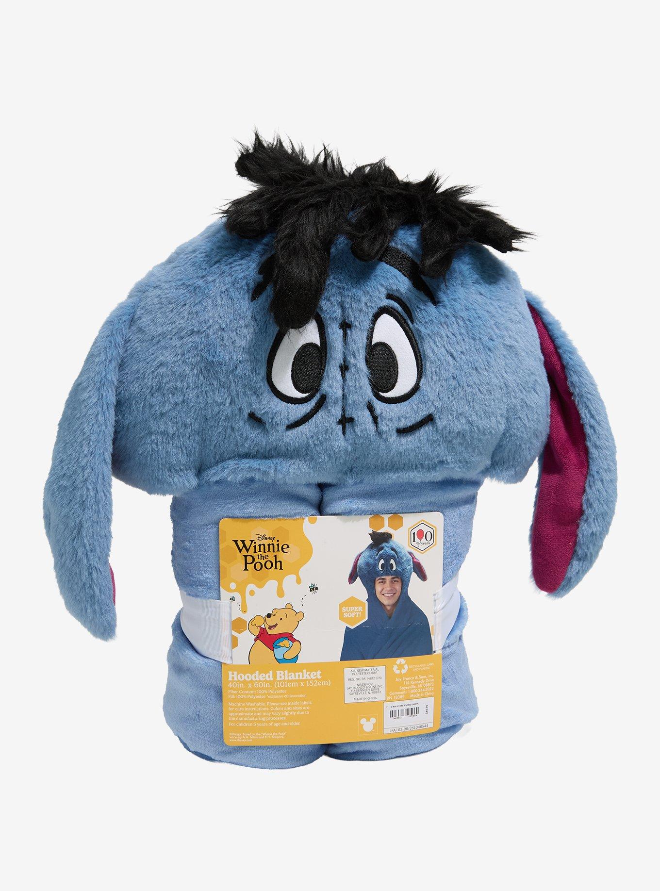 Disney Winnie the Pooh Eeyore Hooded Plush Throw - BoxLunch Exclusive, , alternate - view 3