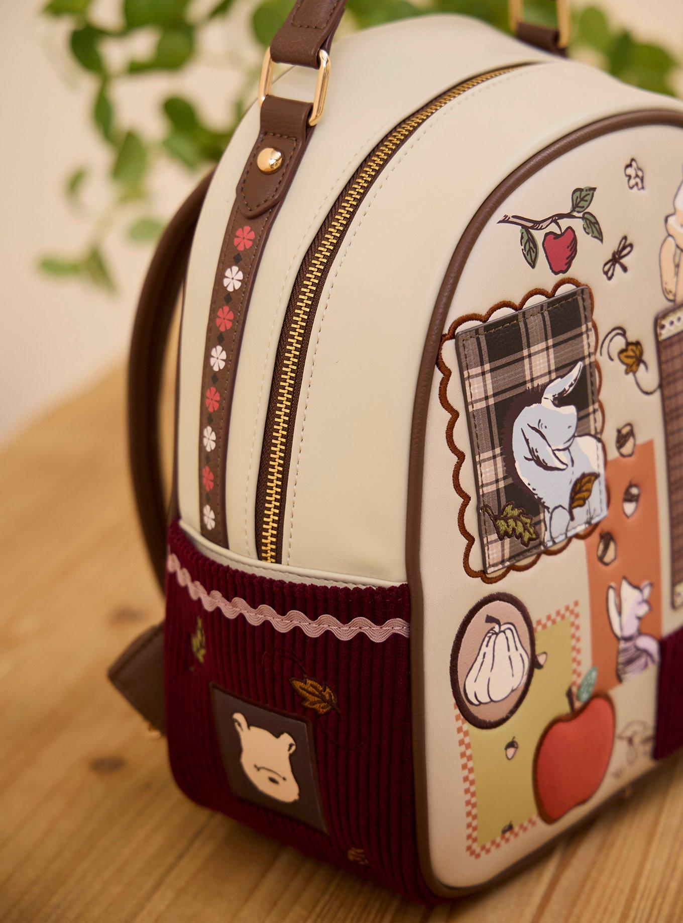 Disney Winnie the Pooh Autumn Harvest Patchwork Corduroy Mini Backpack - BoxLunch Exclusive, , alternate - view 4