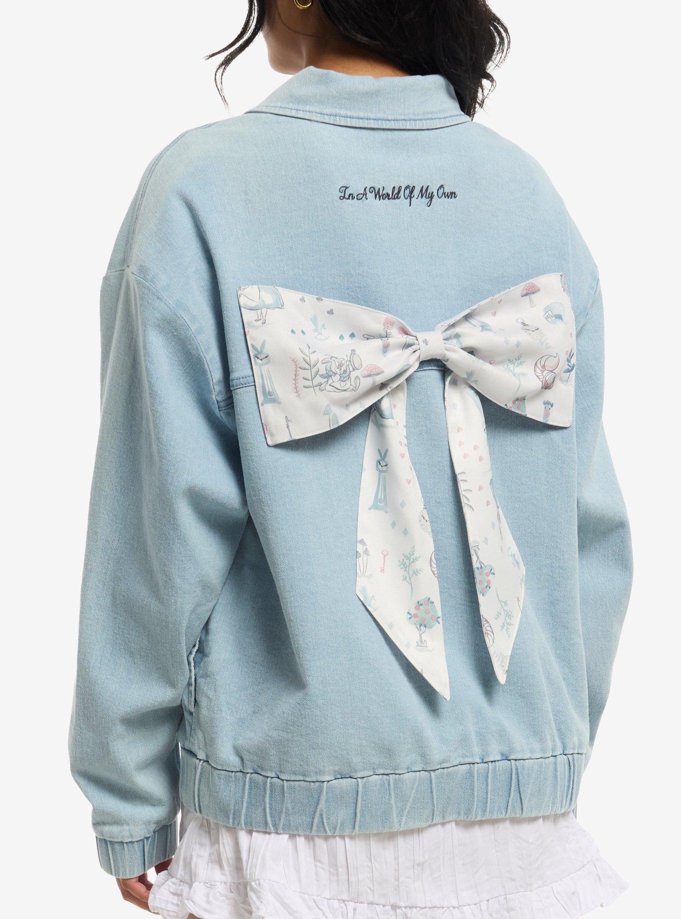 Her Universe x Ashley Disney Alice in Wonderland Denim Jacket Her Universe Exclusive, MULTI, alternate - view 3
