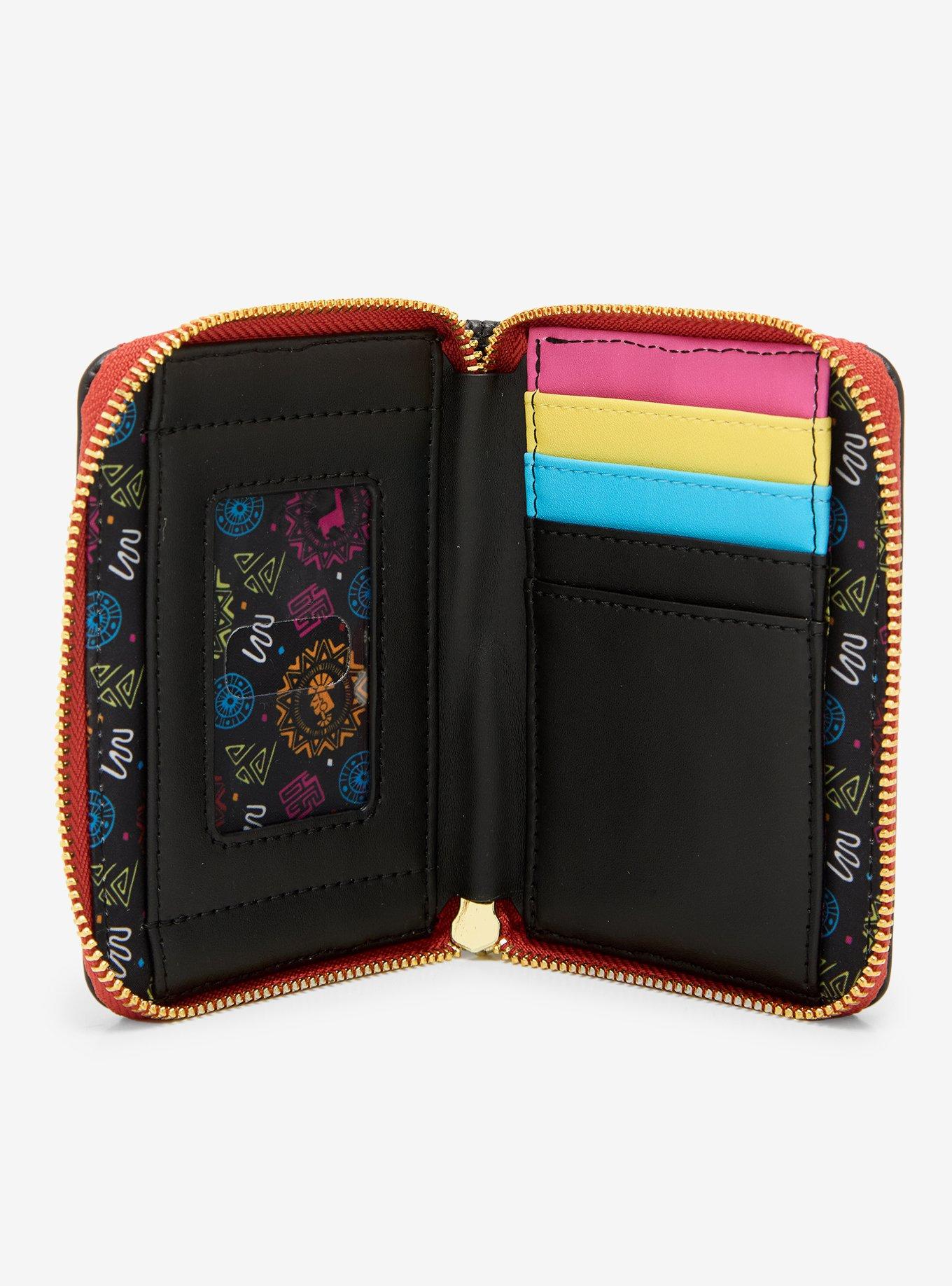 Loungefly Disney The Emperor's New Groove Kuzco Patterned Wallet - BoxLunch Exclusive, , alternate - view 3