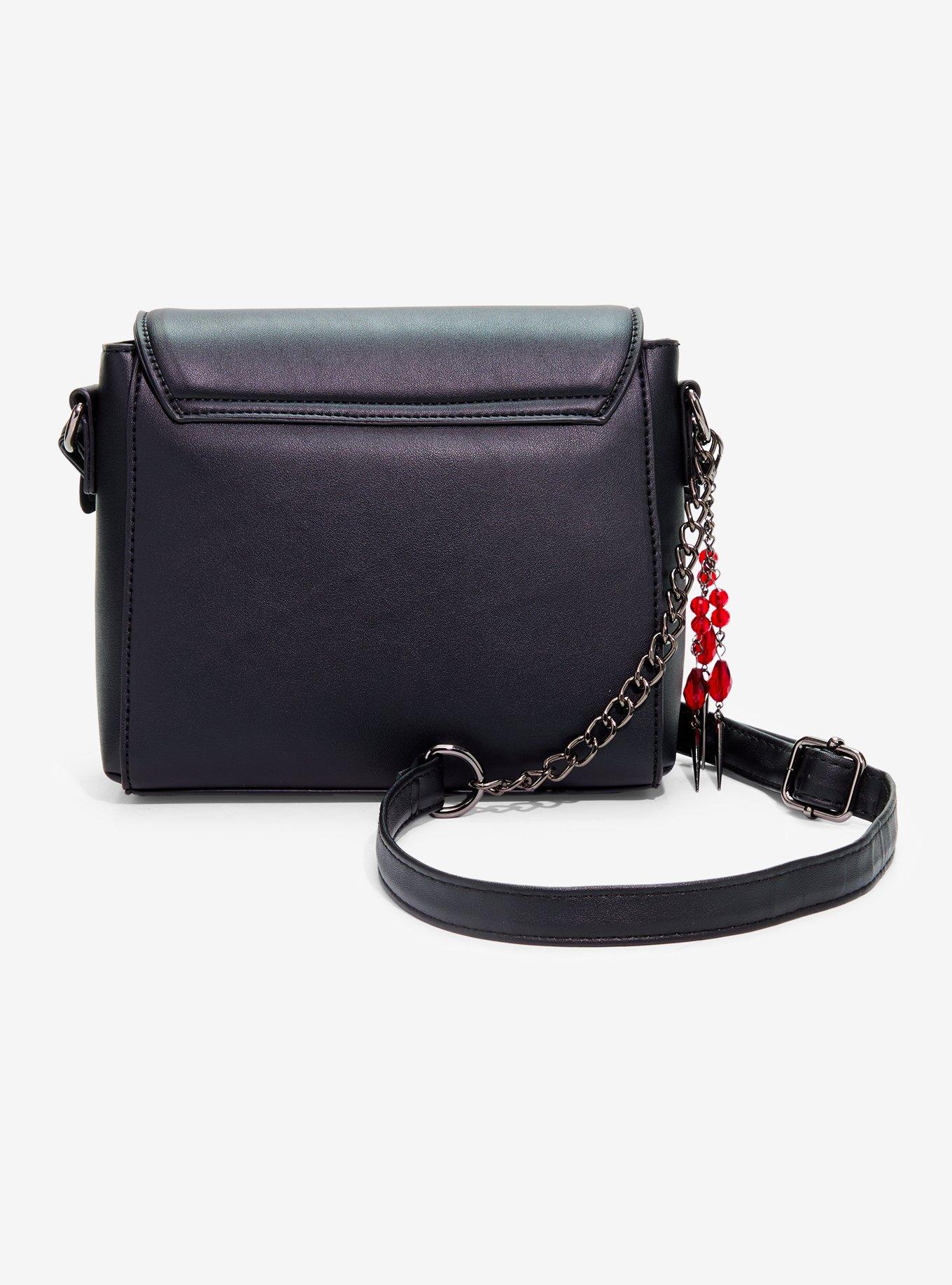Black Bat Wing Crossbody Bag, , alternate - view 3