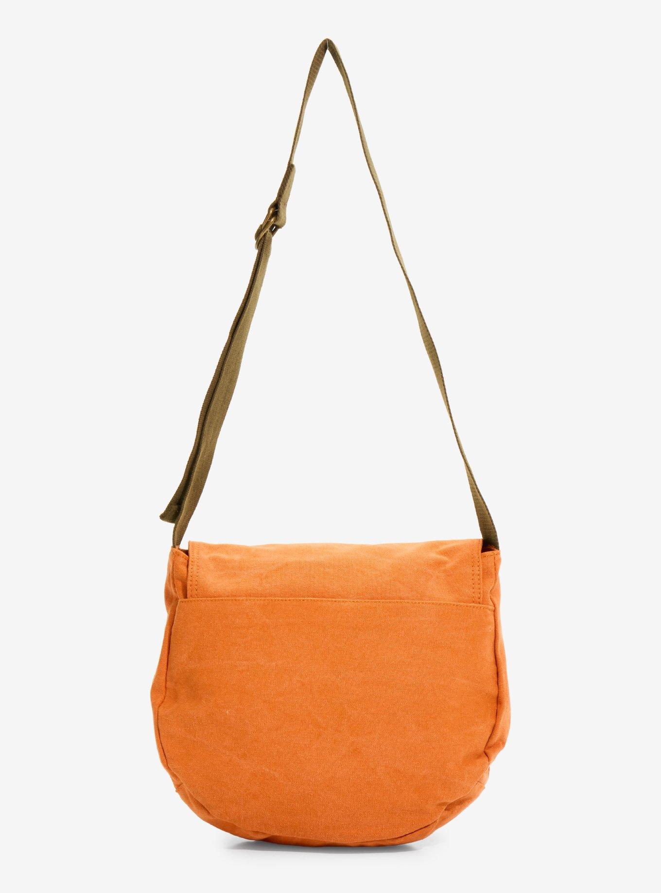 Jack-O'-Lantern Face Messenger Bag, , alternate - view 3