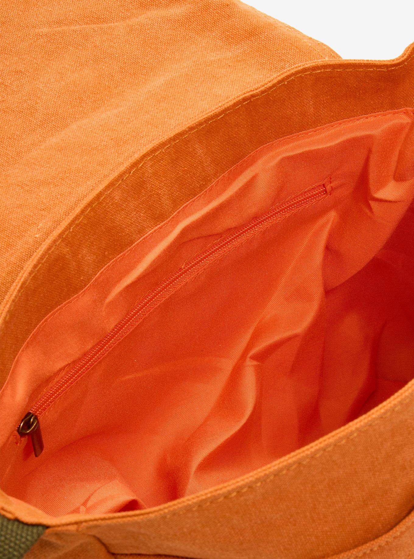 Jack-O'-Lantern Face Messenger Bag, , alternate - view 4