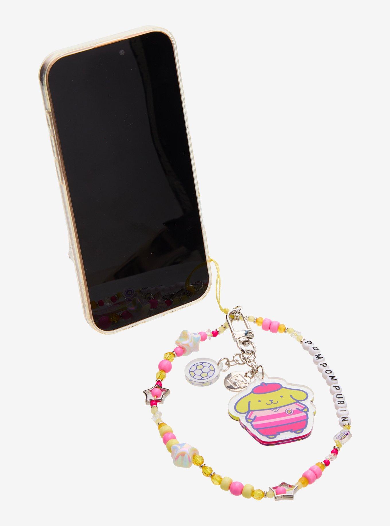 Pompompurin Soccer Bead Phone Charm, , alternate - view 3
